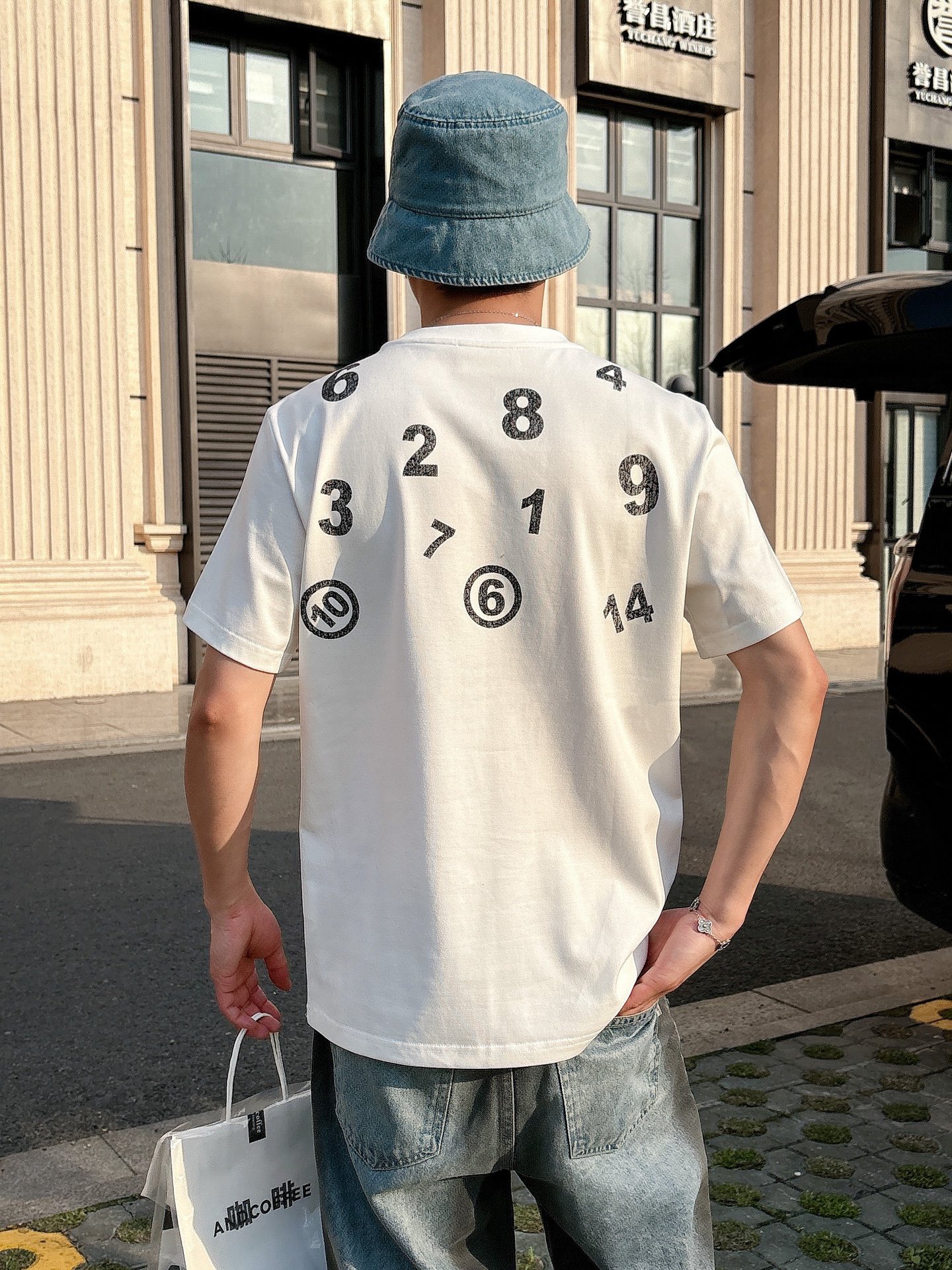 Maison Margiela Couple Basic Clothing Cotton Black Loose Fit S-l-xl