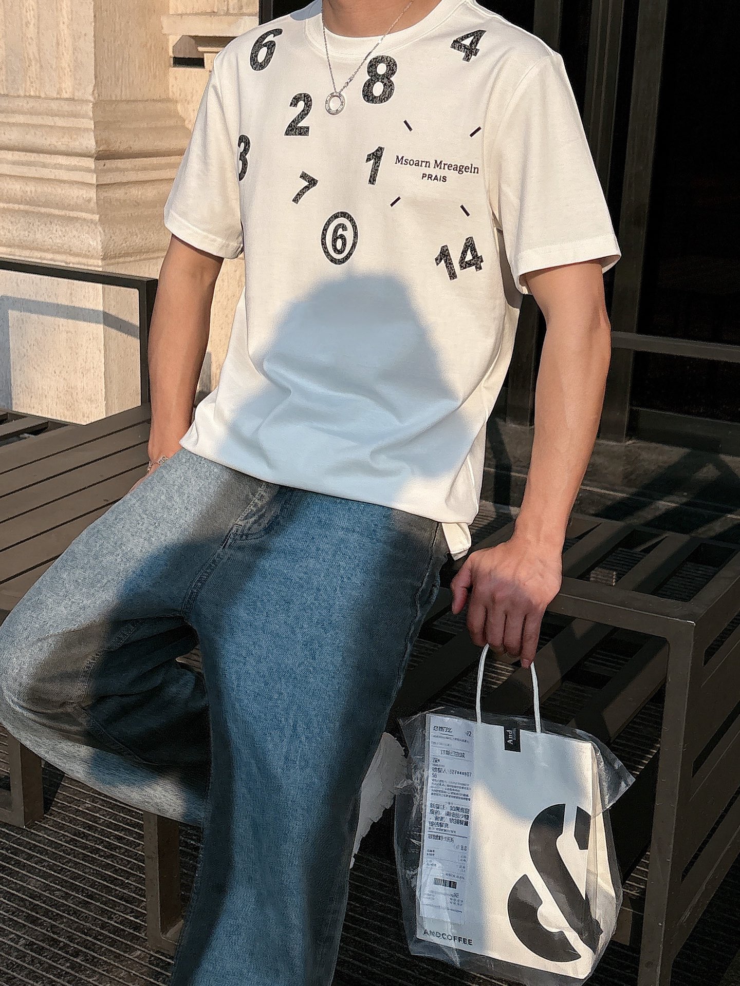 Maison Margiela Couple Basic Clothing Cotton Black Loose Fit S-l-xl