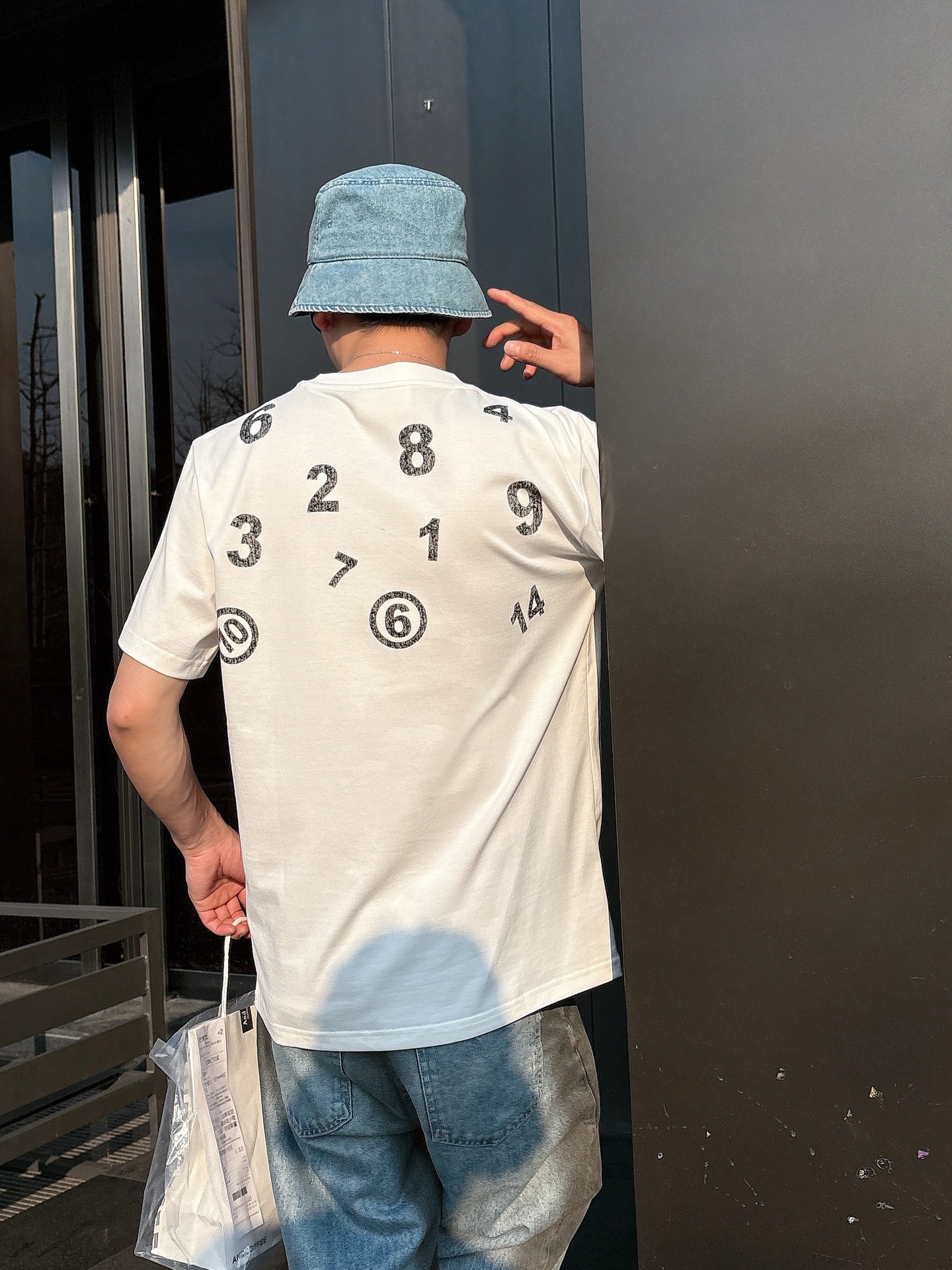 Maison Margiela Couple Basic Clothing Cotton Black Loose Fit S-l-xl