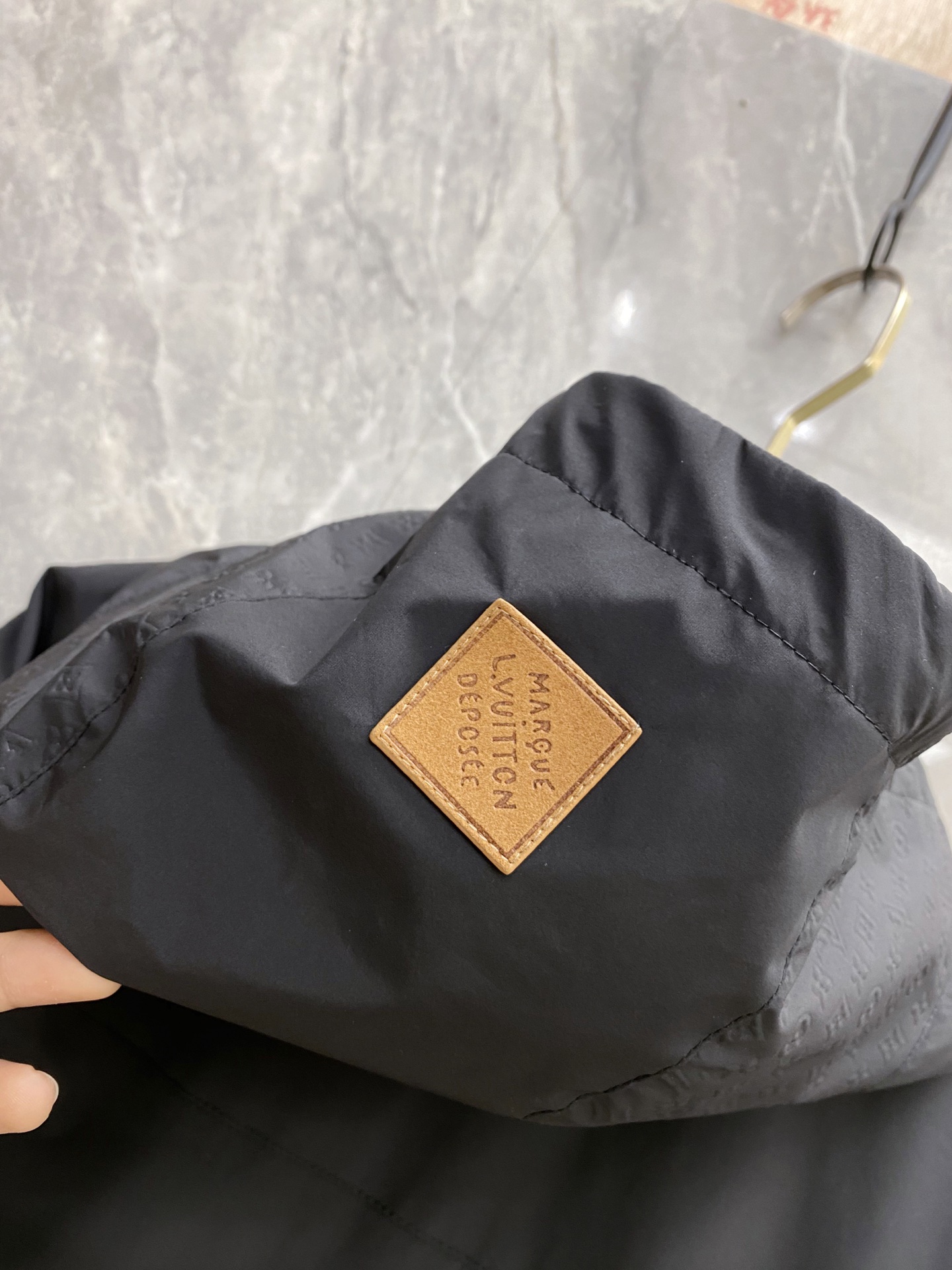 Louis Vuitton Jacket Black Hooded S-l