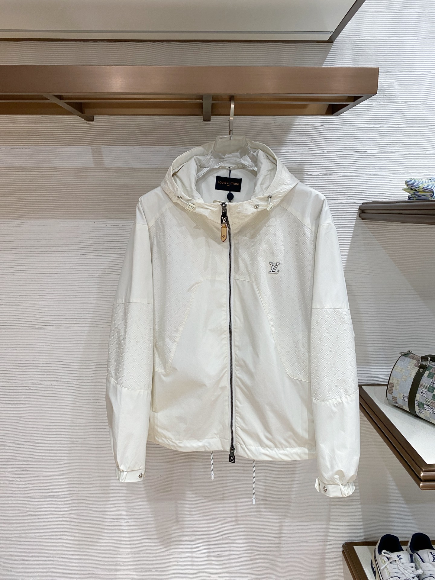 Louis Vuitton Jacket Black Hooded S-l