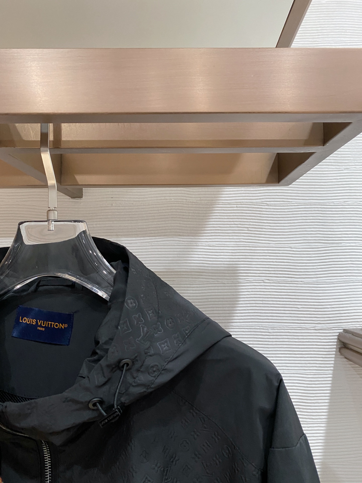 Louis Vuitton Jacket Black Hooded S-l