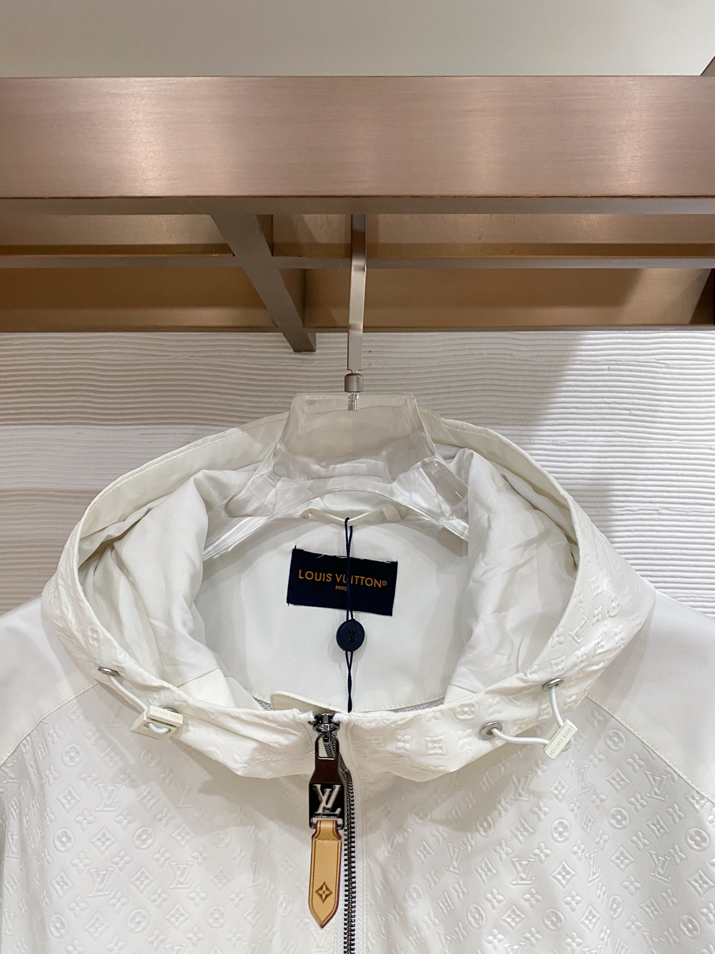Louis Vuitton Jacket Black Hooded S-l