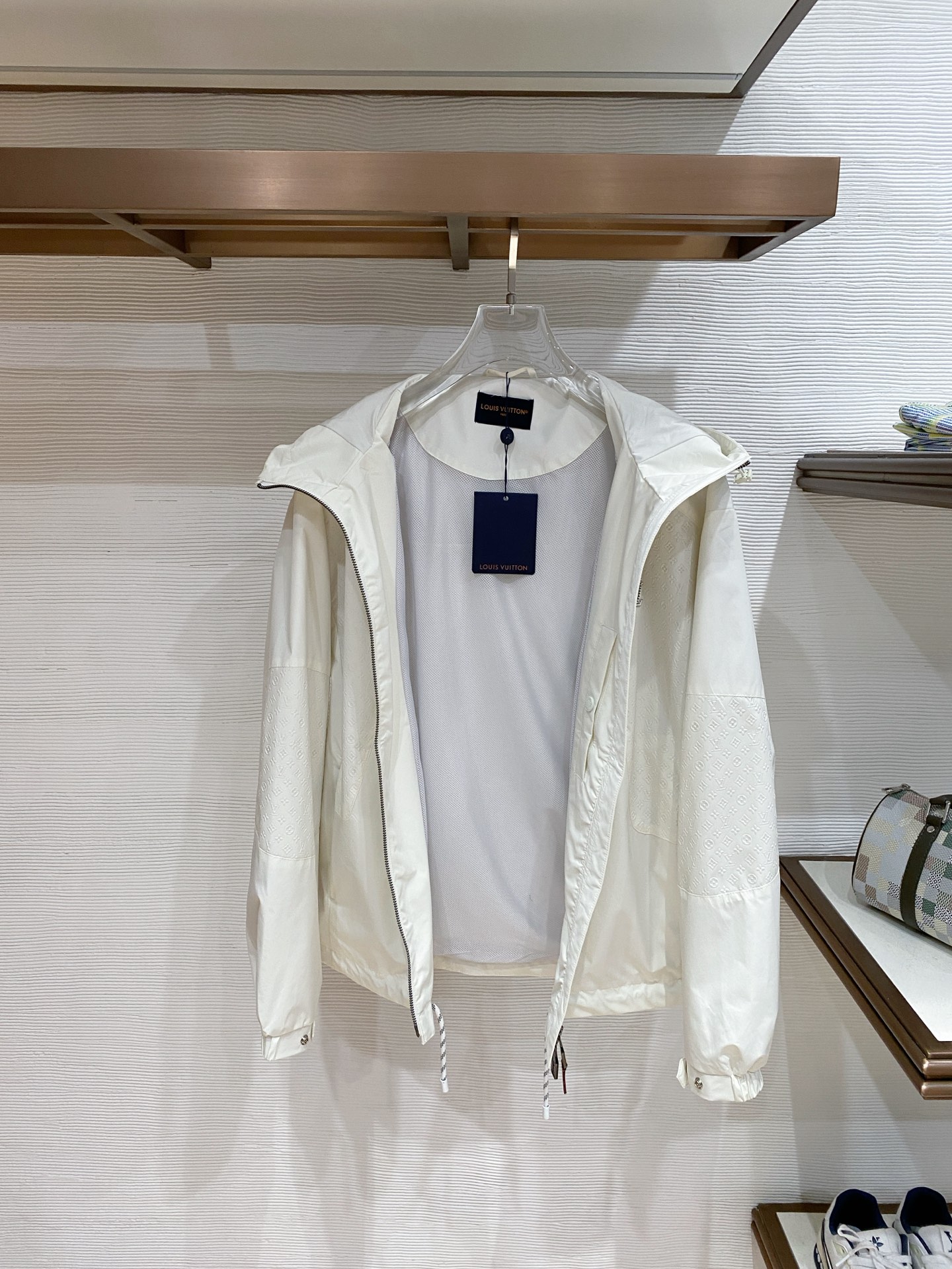 Louis Vuitton Jacket Black Hooded S-l