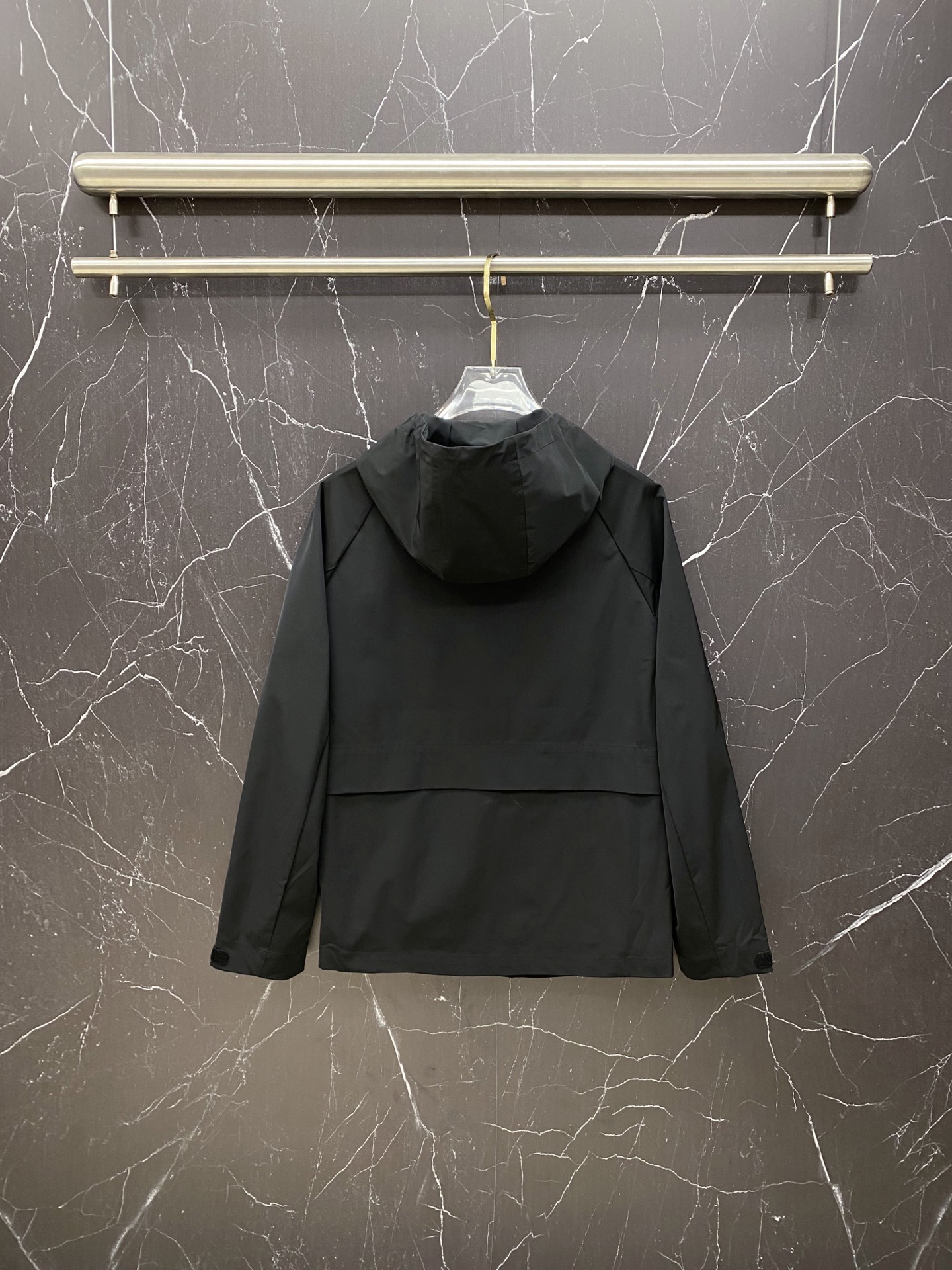 Louis Vuitton Jacket Black Hooded S-l