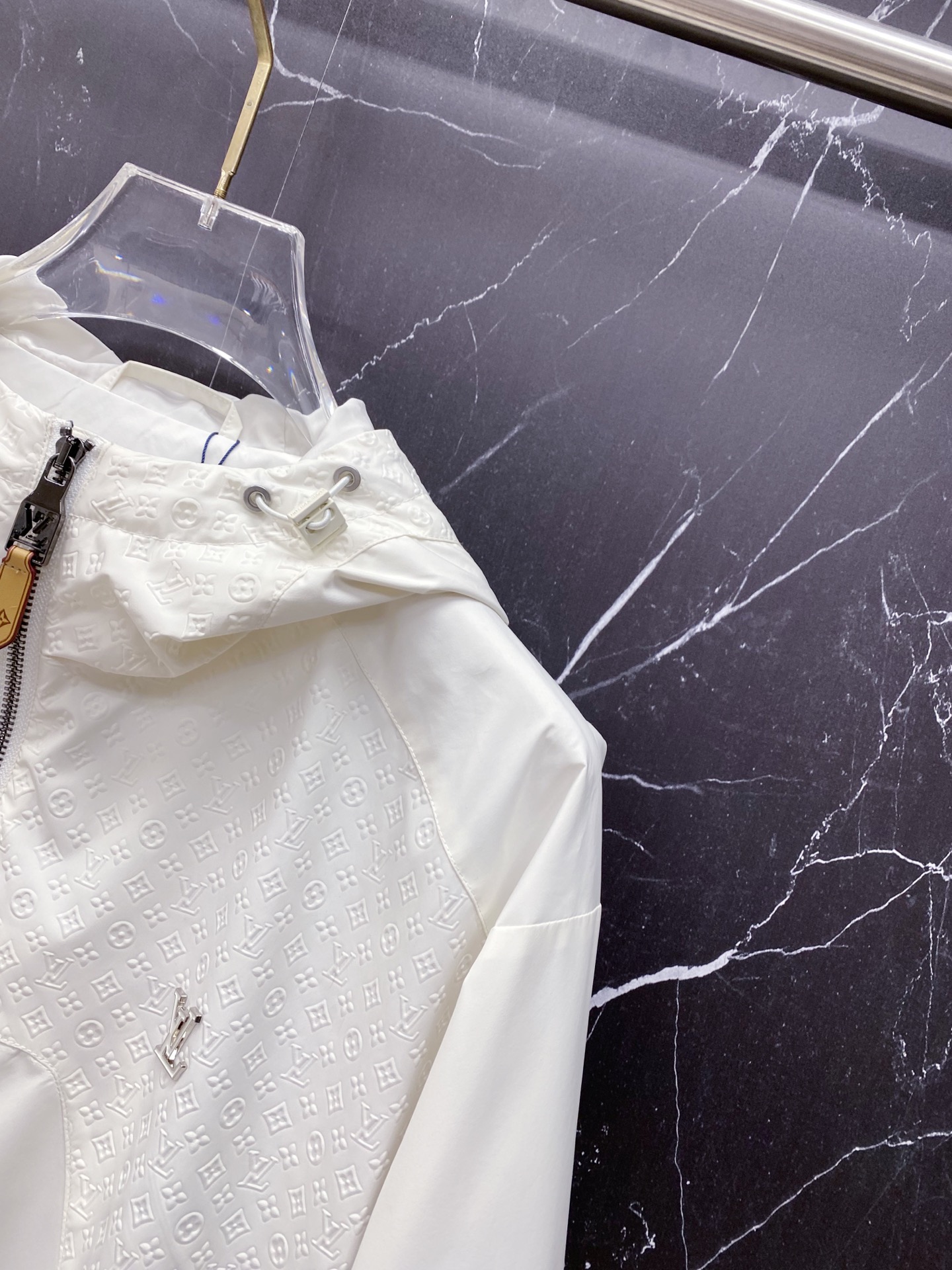 Louis Vuitton Jacket Black Hooded S-l