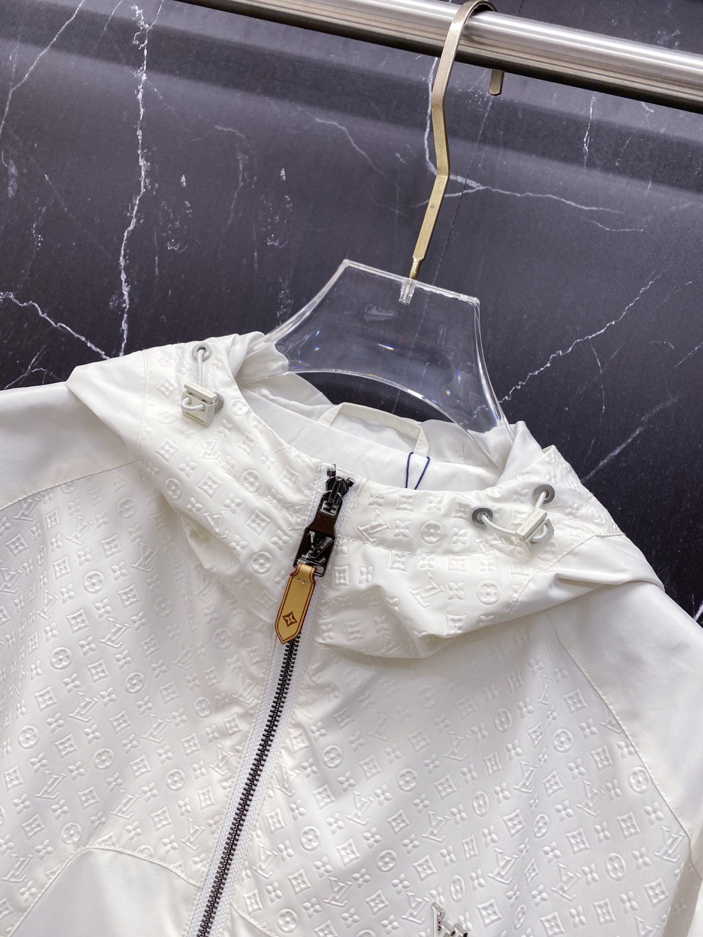 Louis Vuitton Jacket Black Hooded S-l