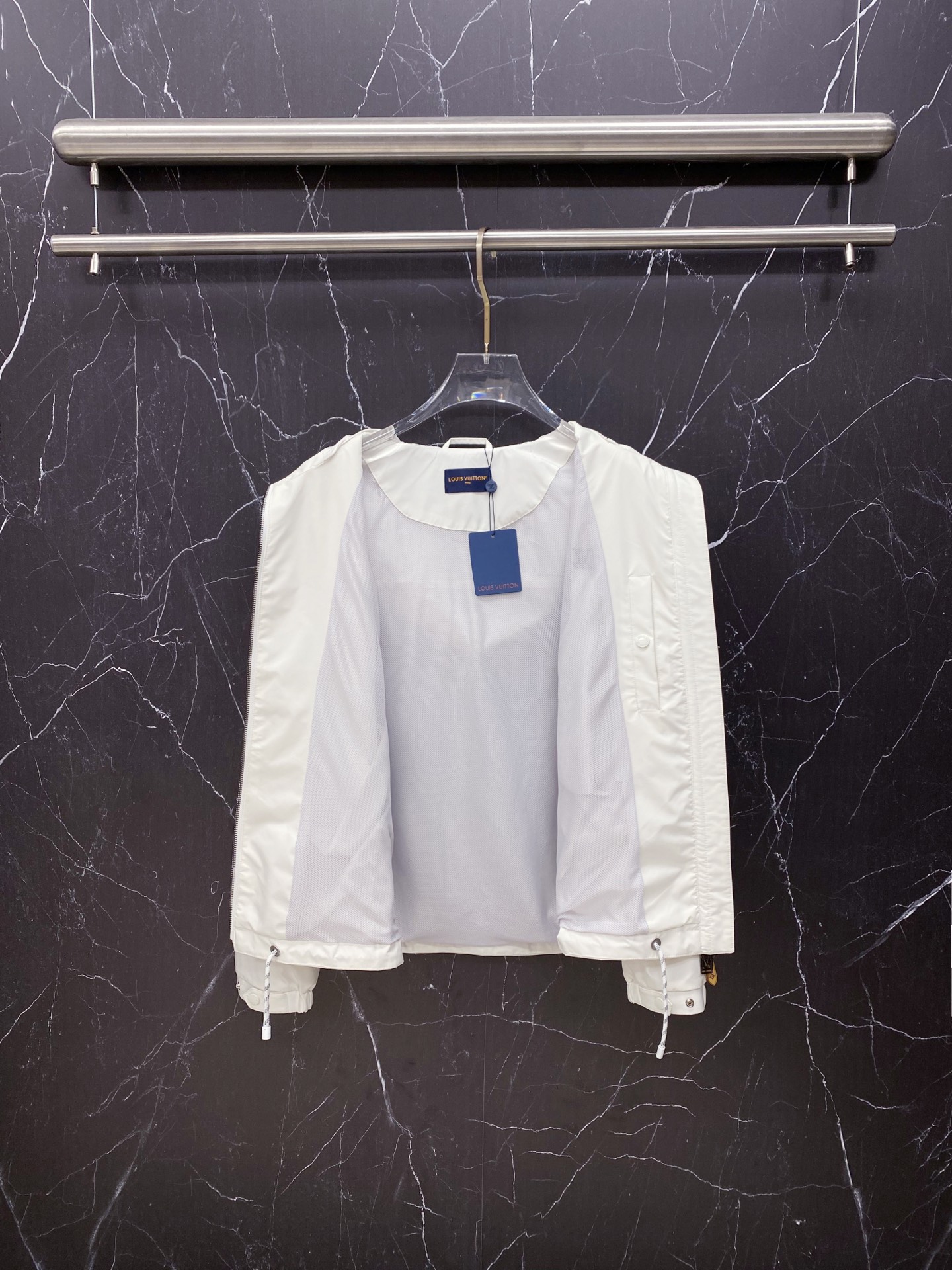 Louis Vuitton Jacket Black Hooded S-l
