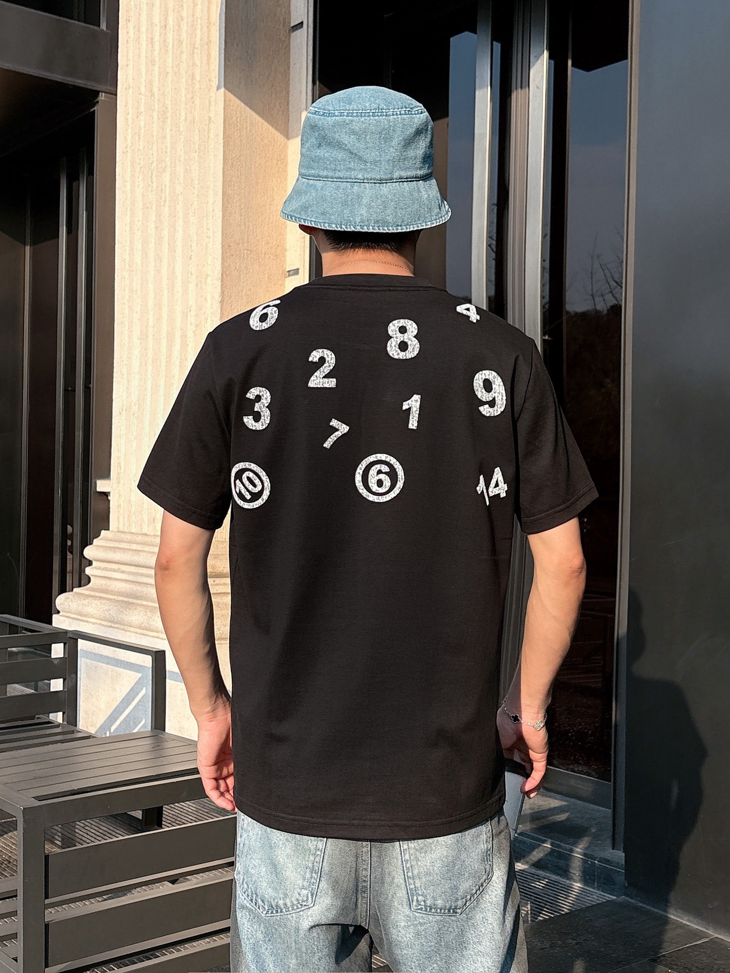 Maison Margiela Couple Basic Clothing Cotton Black Loose Fit S-l-xl
