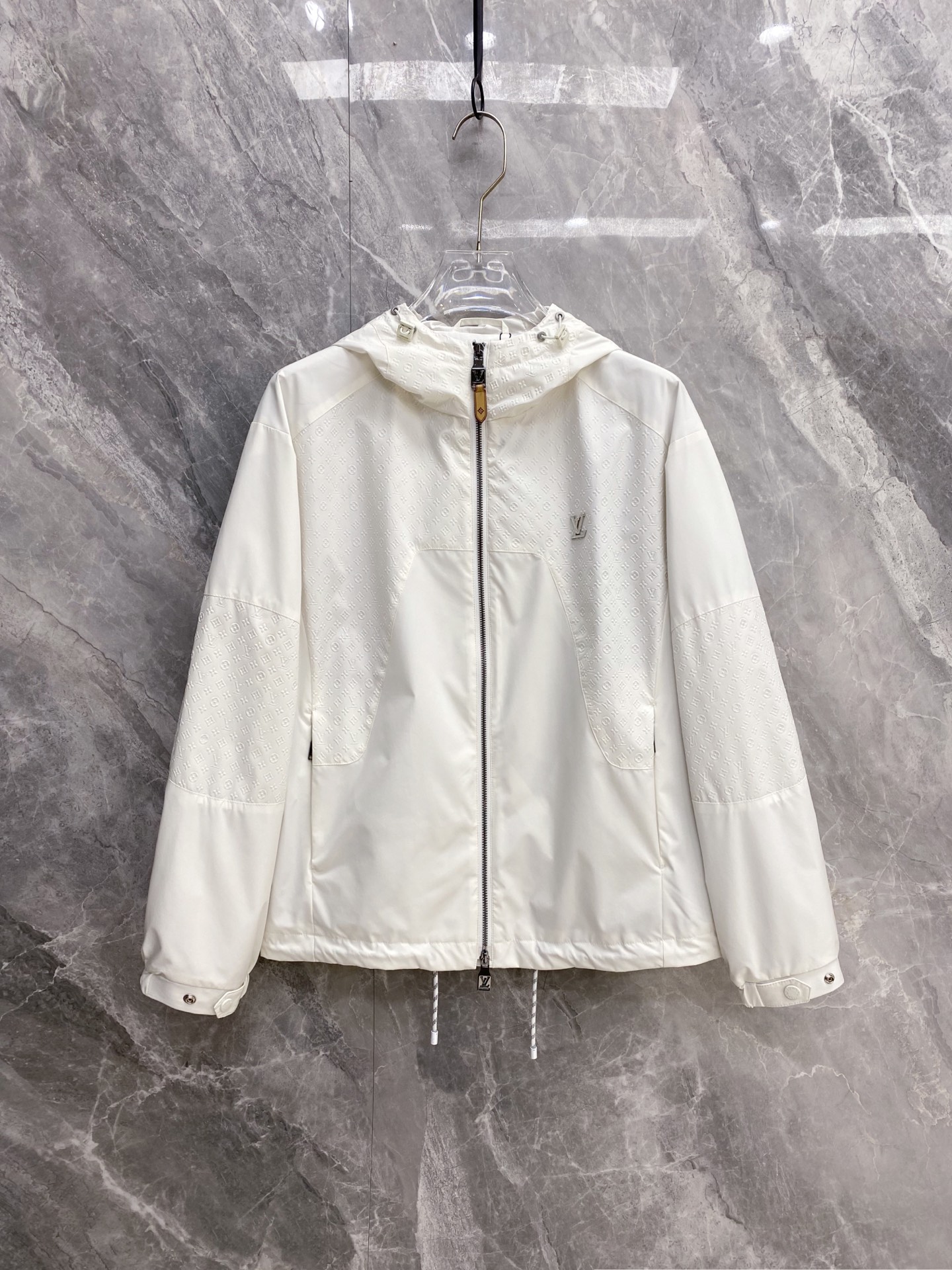Louis Vuitton Jacket Black Hooded S-l