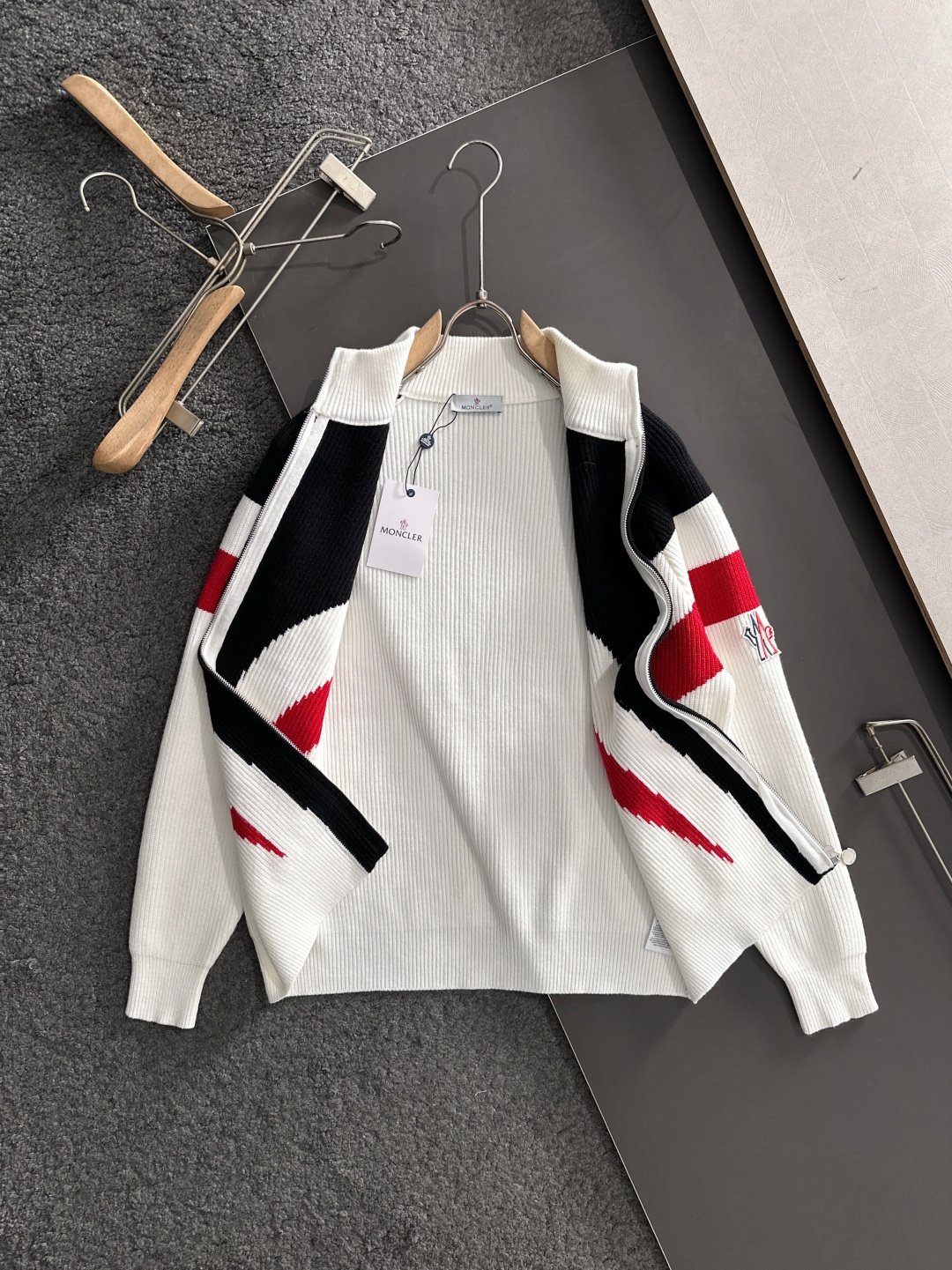 Moncler Couple Basic Clothing Wool Striped S-m-xxxl