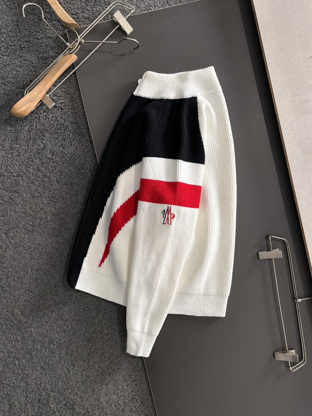 Moncler Couple Basic Clothing Wool Striped S-m-xxxl