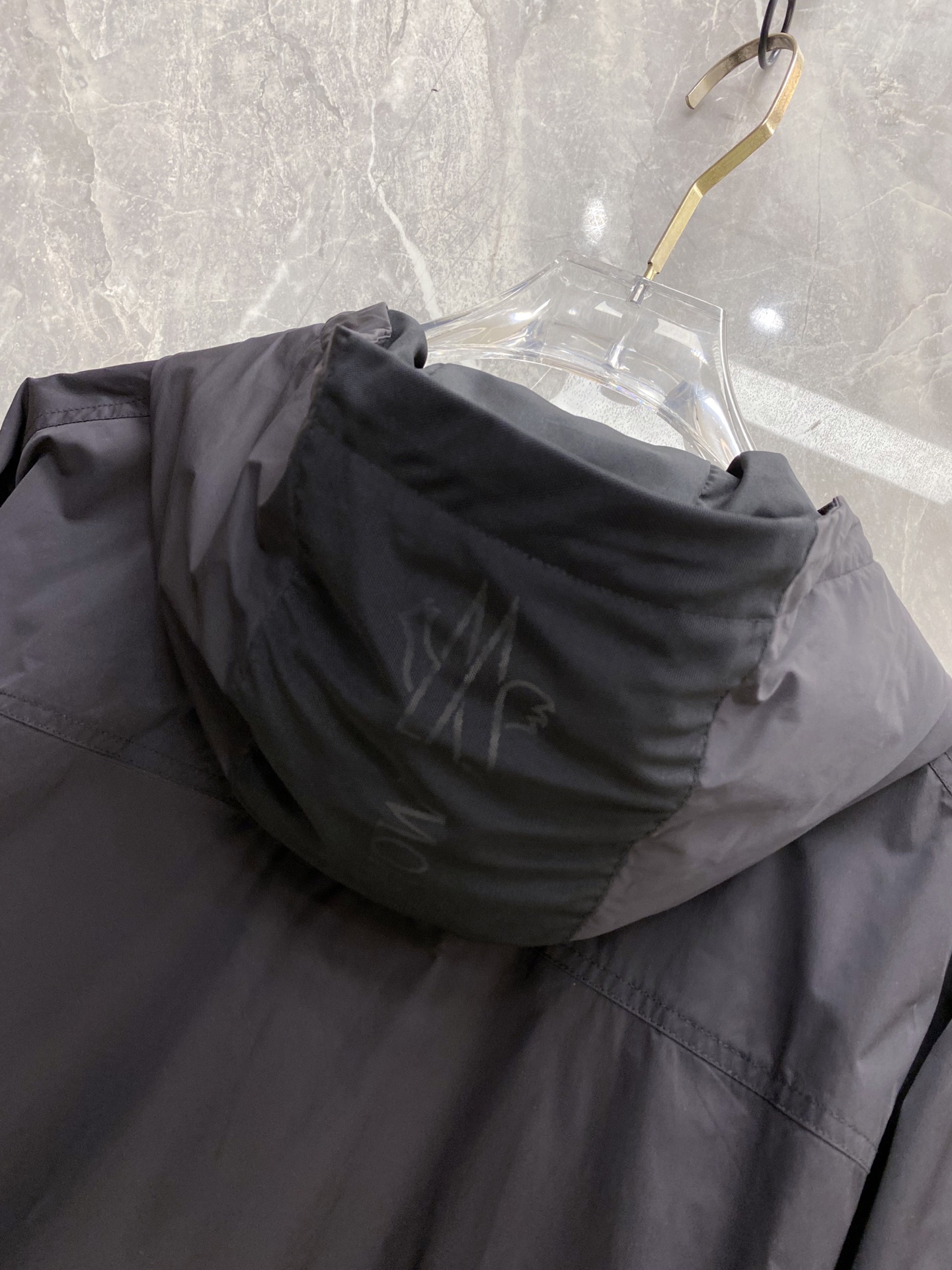 Moncler Jacket Black Hooded S-m-l