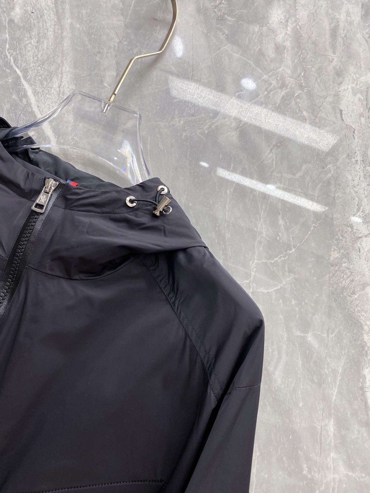 Moncler Jacket Black Hooded S-m-l