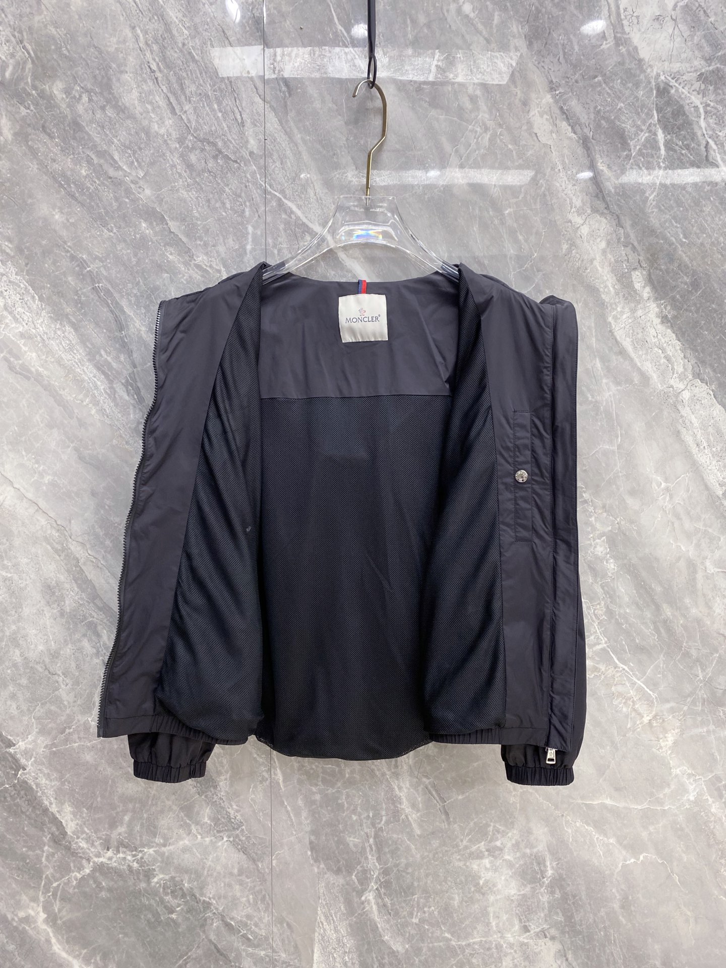 Moncler Jacket Black Hooded S-m-l