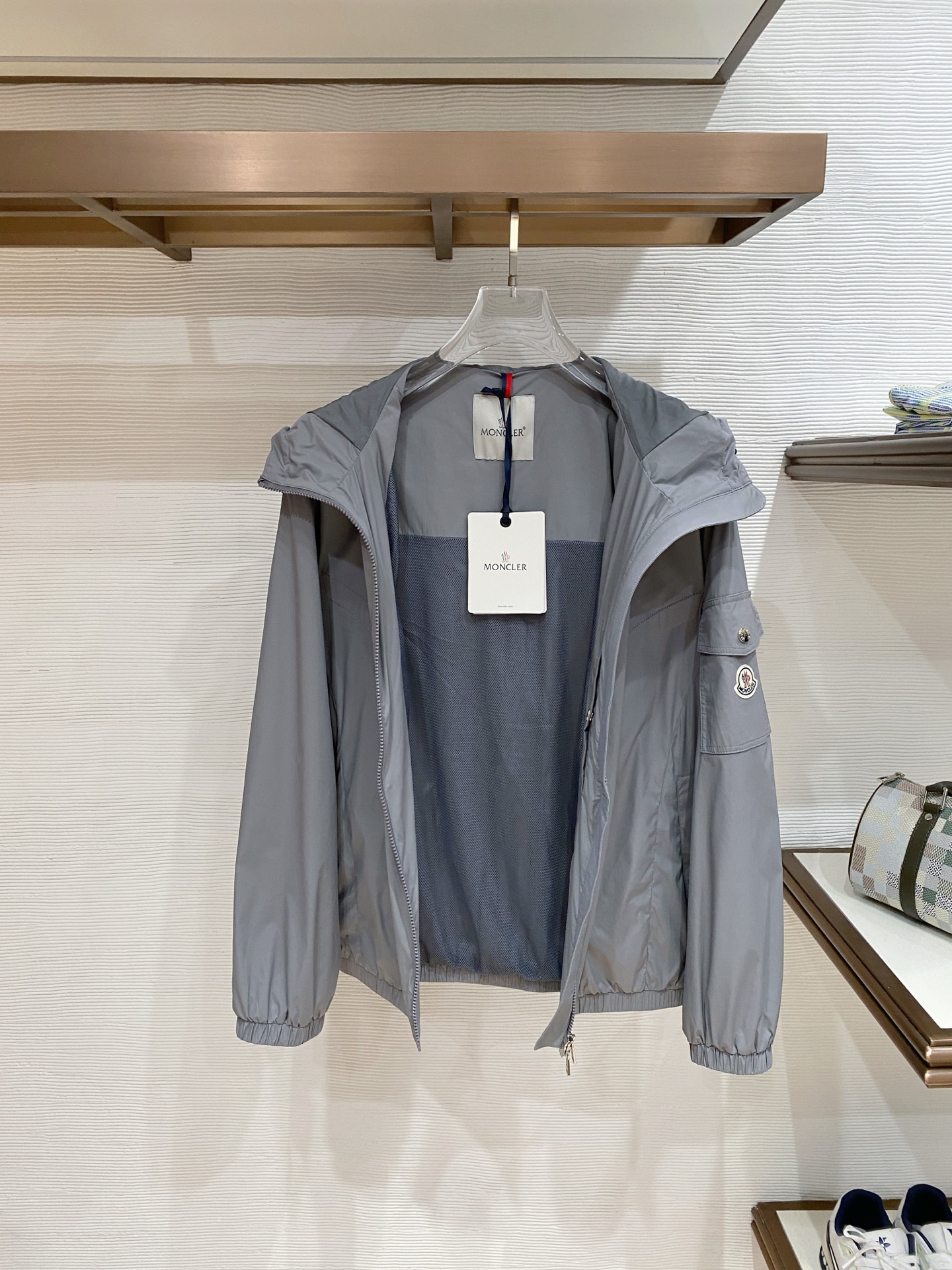 Moncler Jacket Black Hooded S-m-l