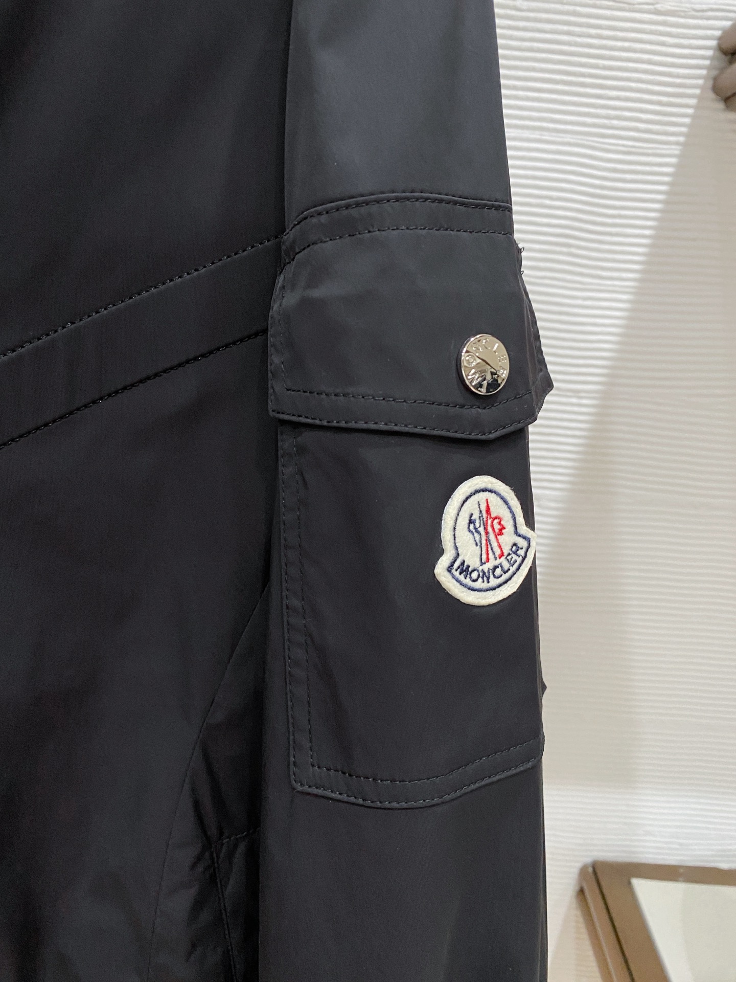 Moncler Jacket Black Hooded S-m-l