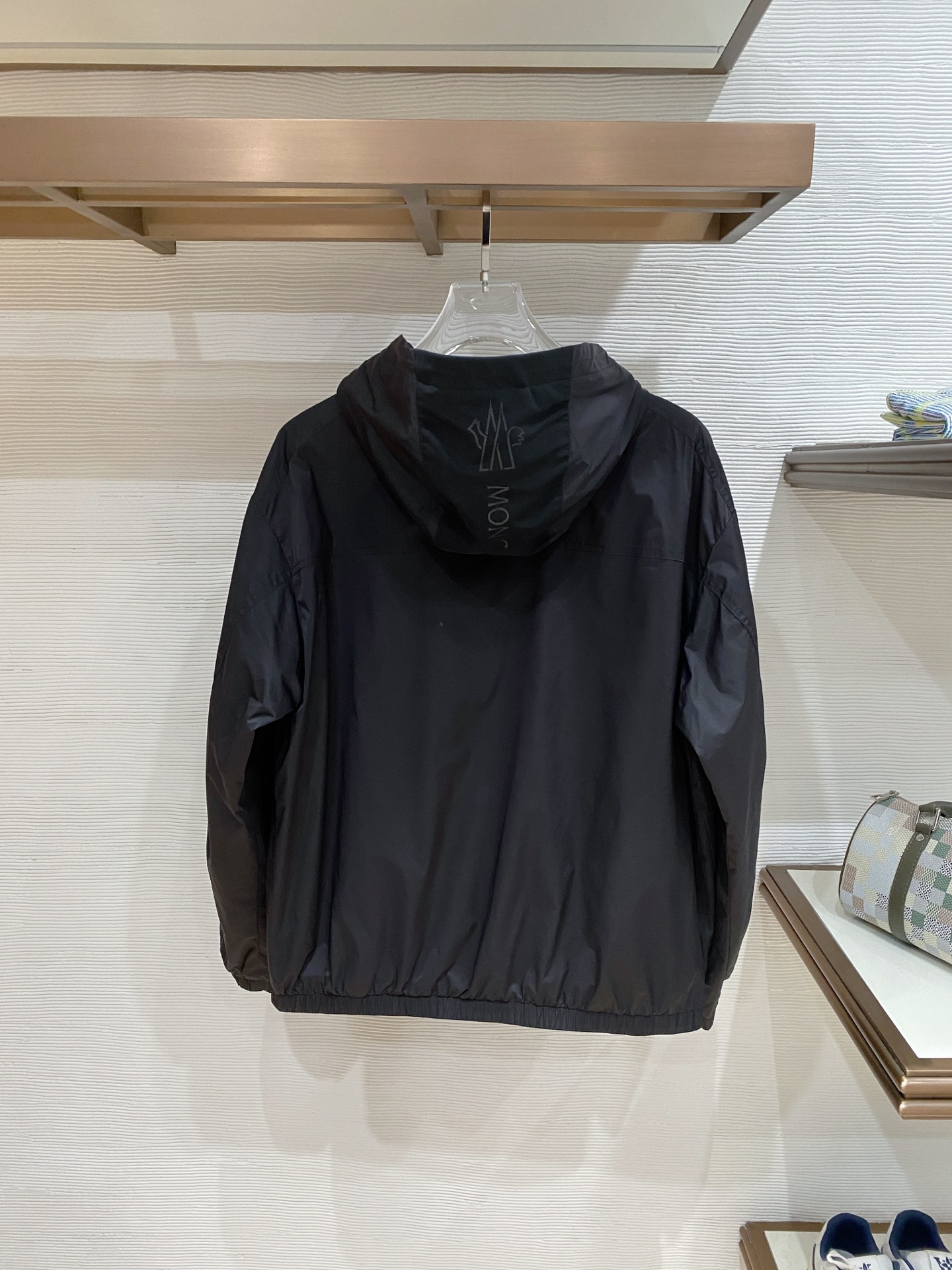 Moncler Jacket Black Hooded S-m-l