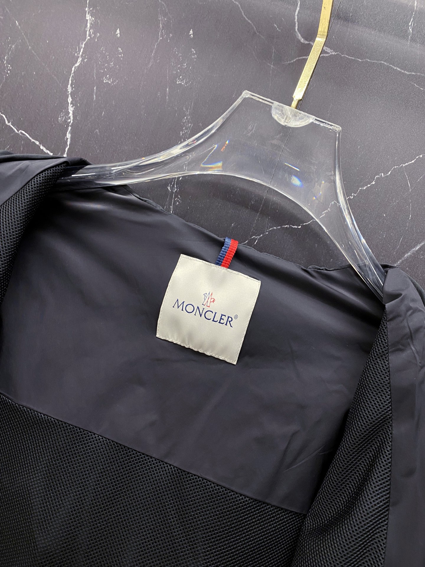 Moncler Jacket Black Hooded S-m-l