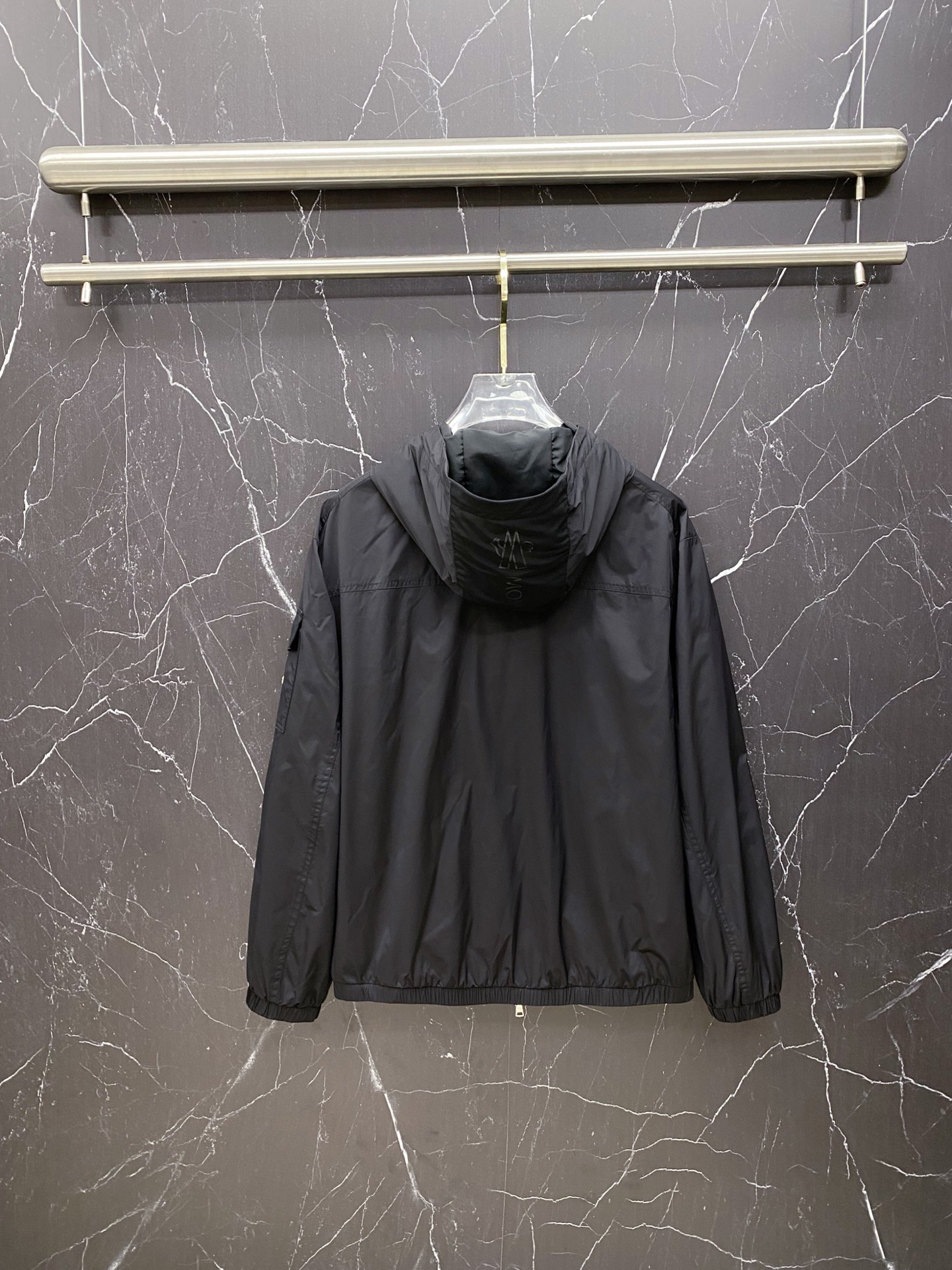 Moncler Jacket Black Hooded S-m-l