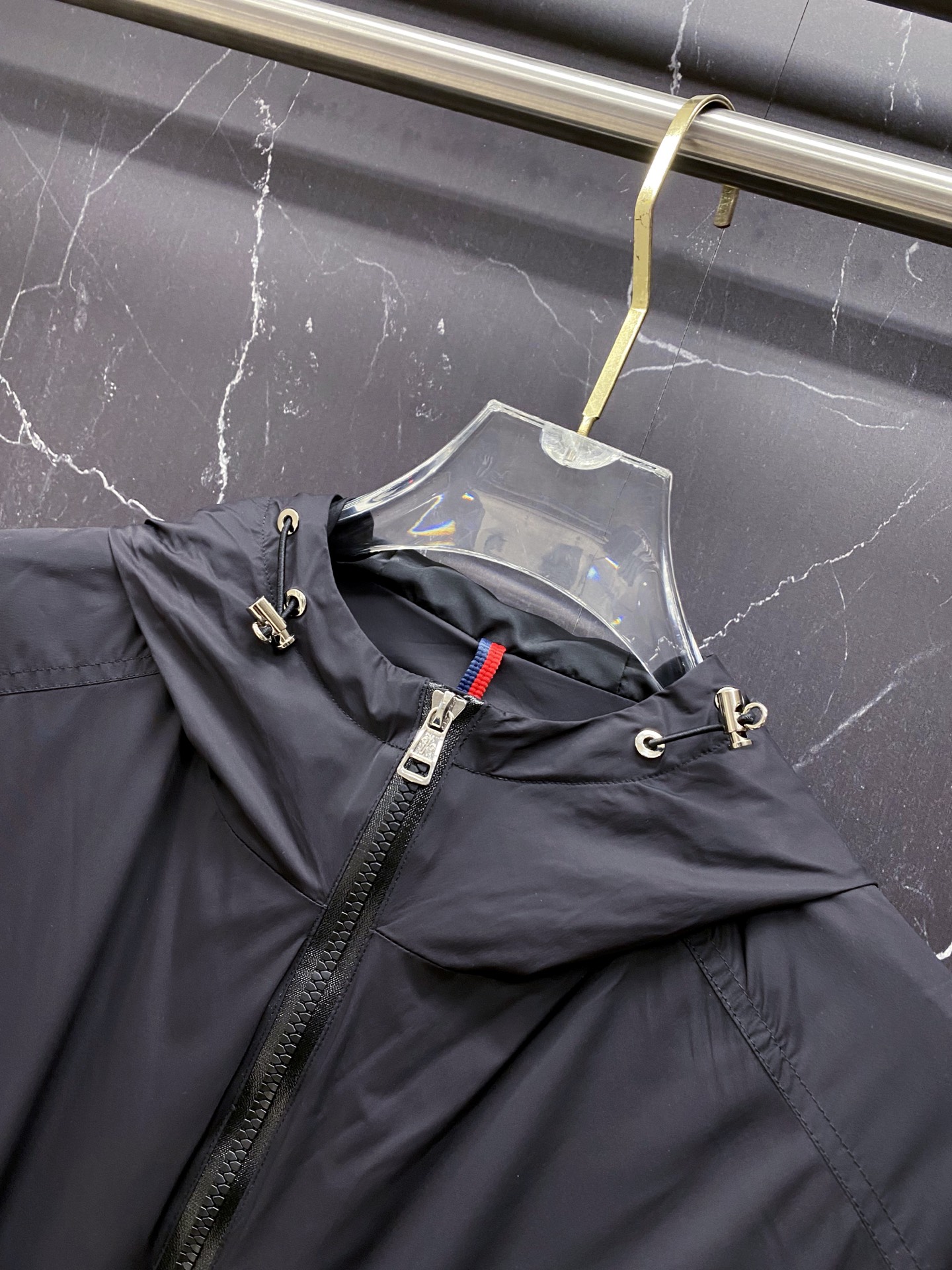 Moncler Jacket Black Hooded S-m-l
