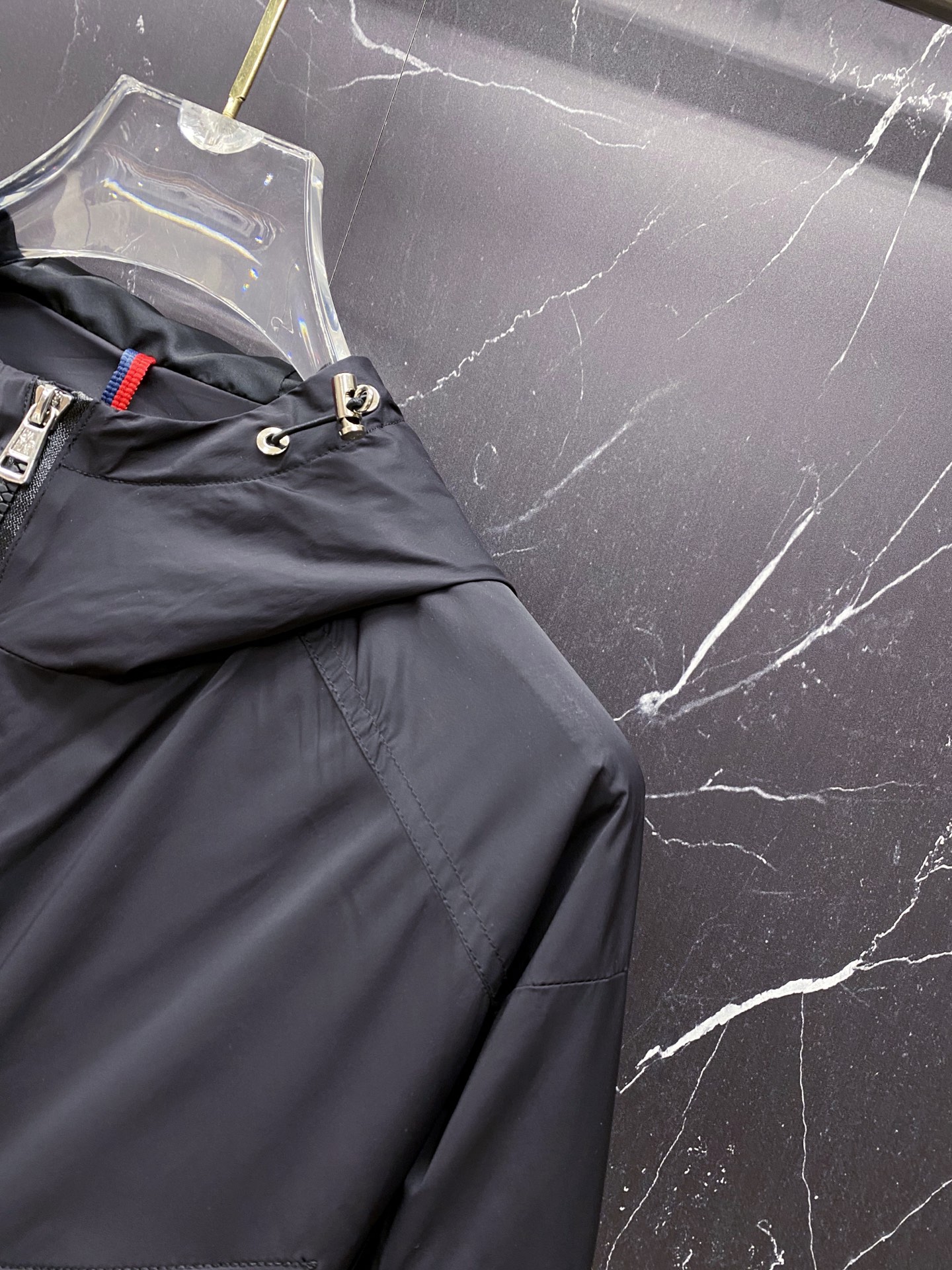 Moncler Jacket Black Hooded S-m-l