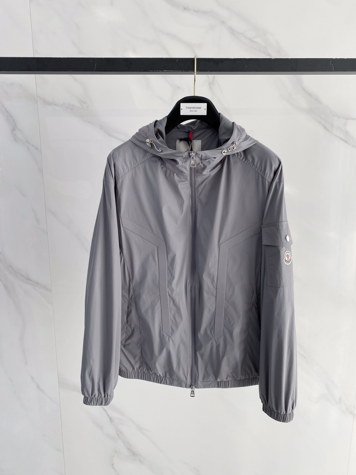 Moncler Jacket Black Hooded S-m-l