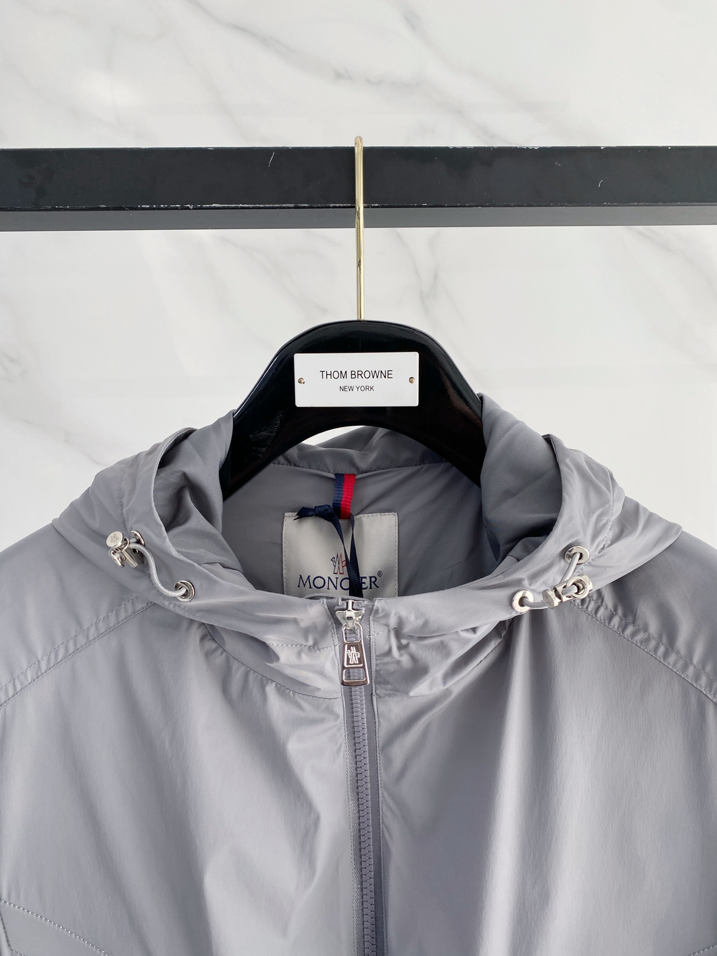 Moncler Jacket Black Hooded S-m-l