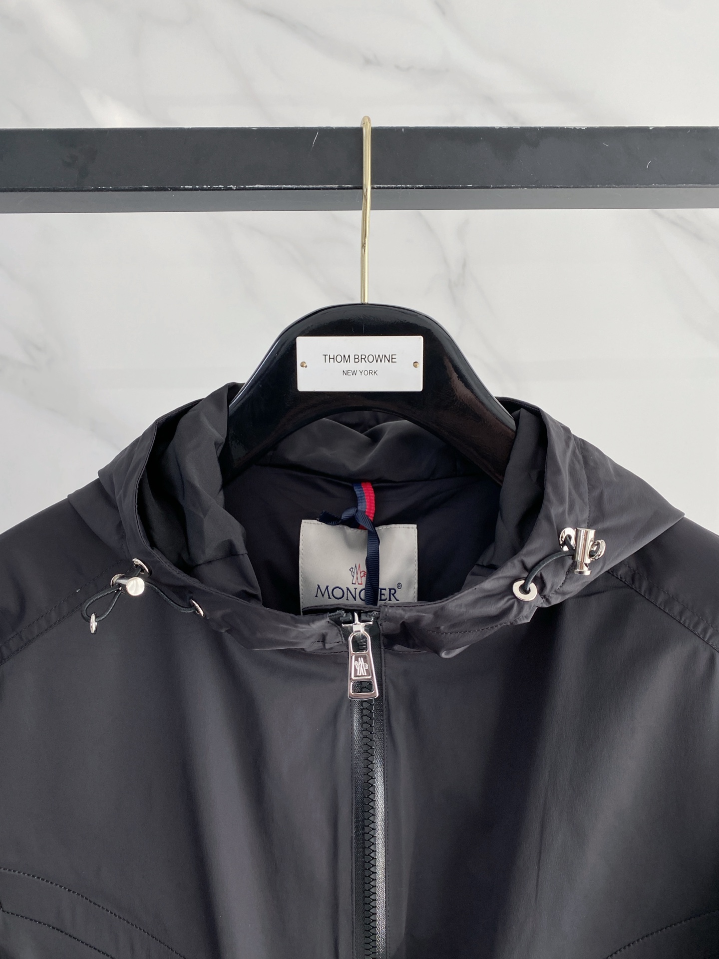 Moncler Jacket Black Hooded S-m-l