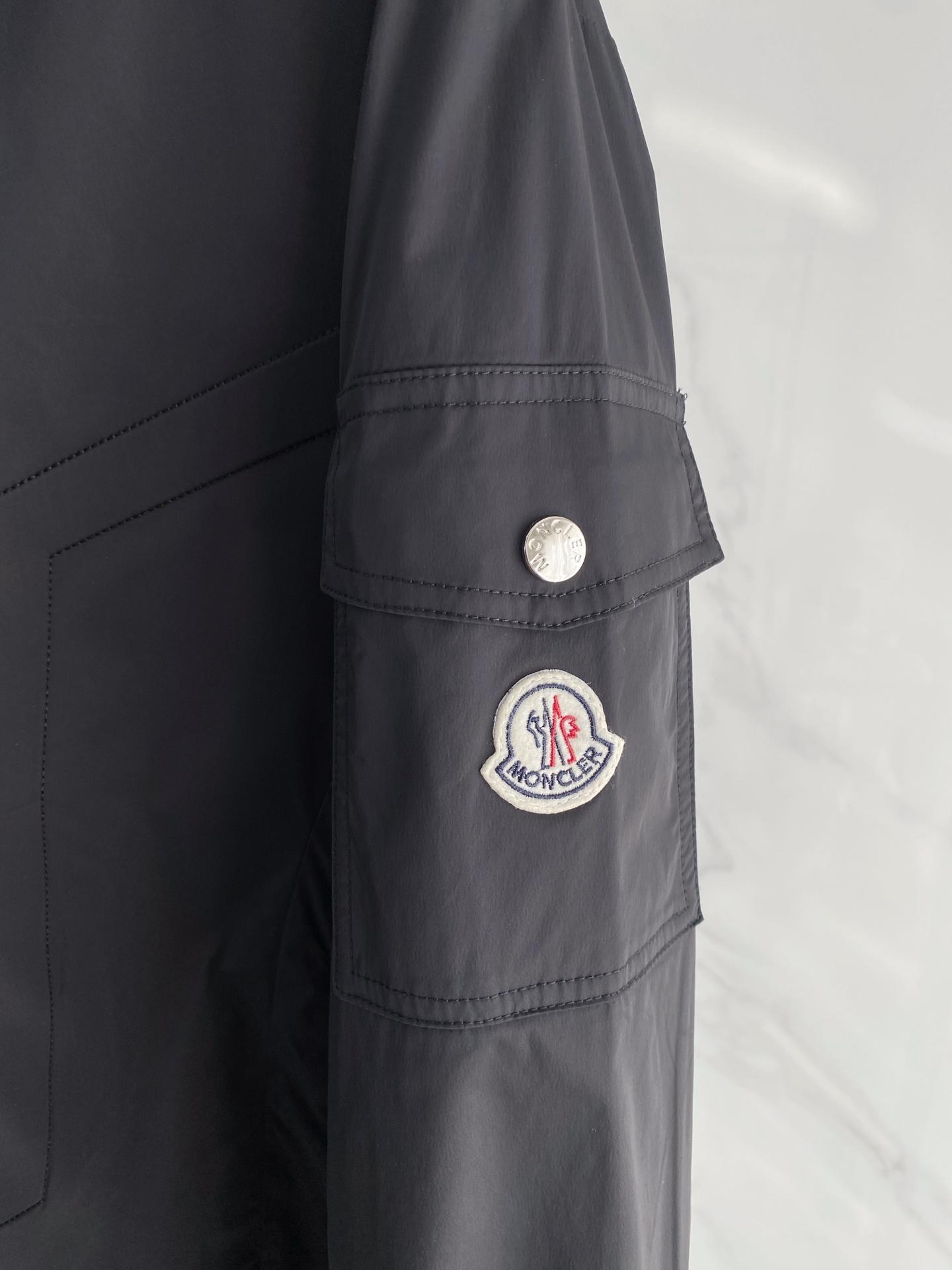 Moncler Jacket Black Hooded S-m-l