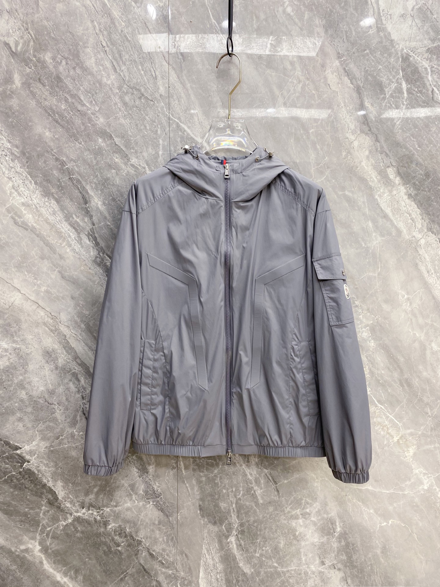 Moncler Jacket Black Hooded S-m-l