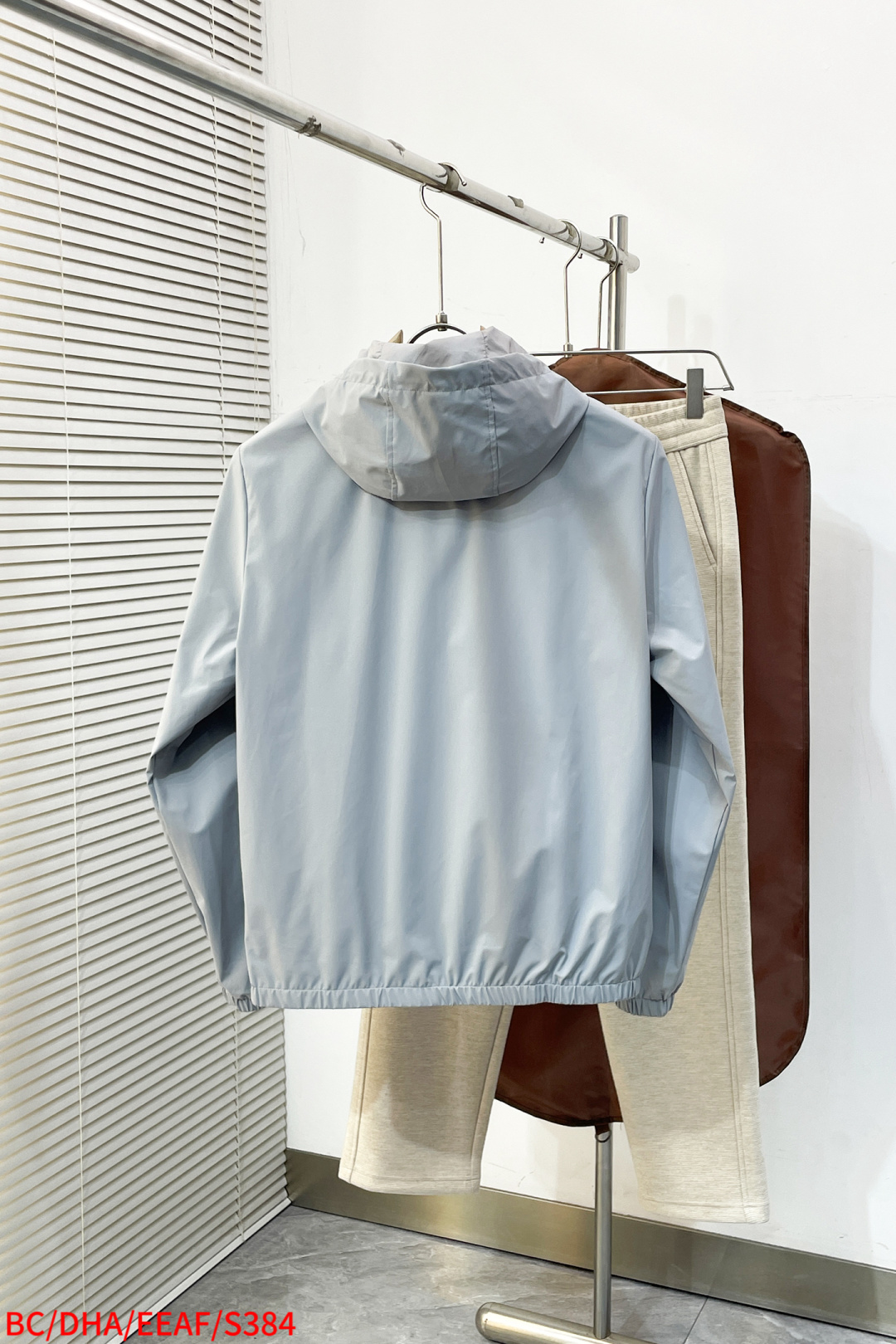Brunello Cucinelli Male Basic Clothing Cotton Gray Hooded S-m-xl