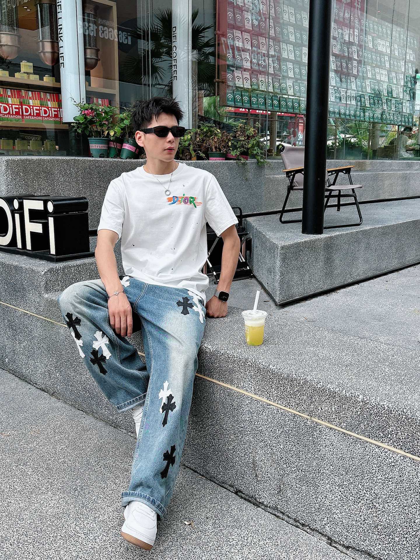 Dior Male Basic Clothing Black S-m-l-xl