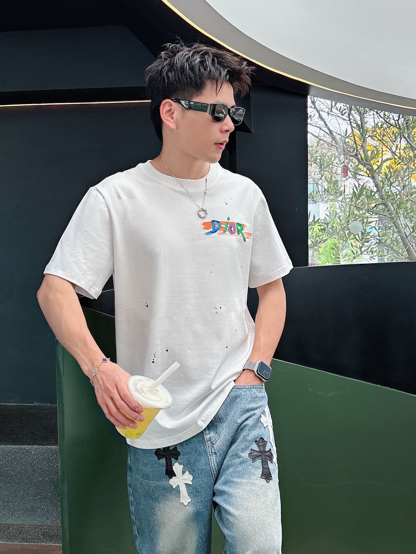 Dior Male Basic Clothing Black S-m-l-xl