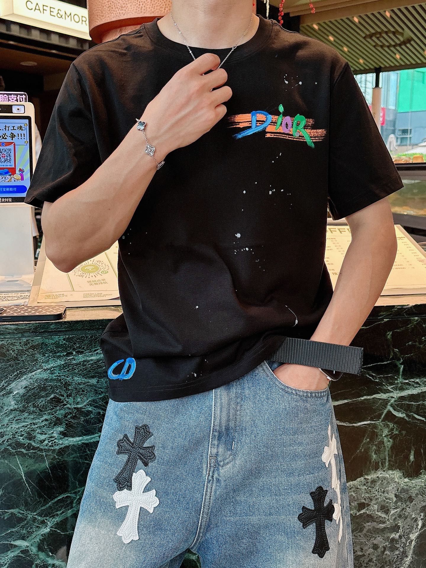 Dior Male Basic Clothing Black S-m-l-xl