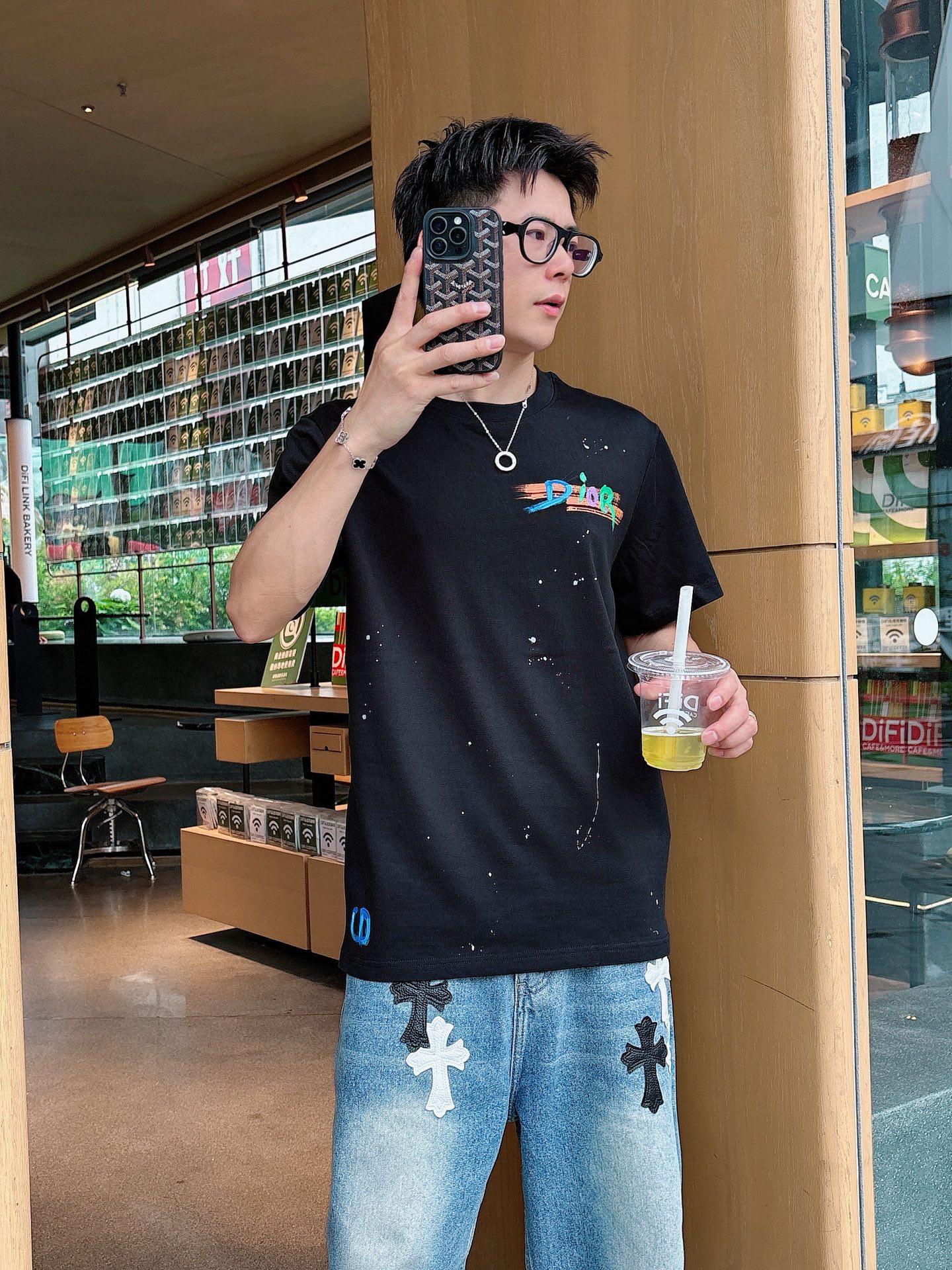 Dior Male Basic Clothing Black S-m-l-xl