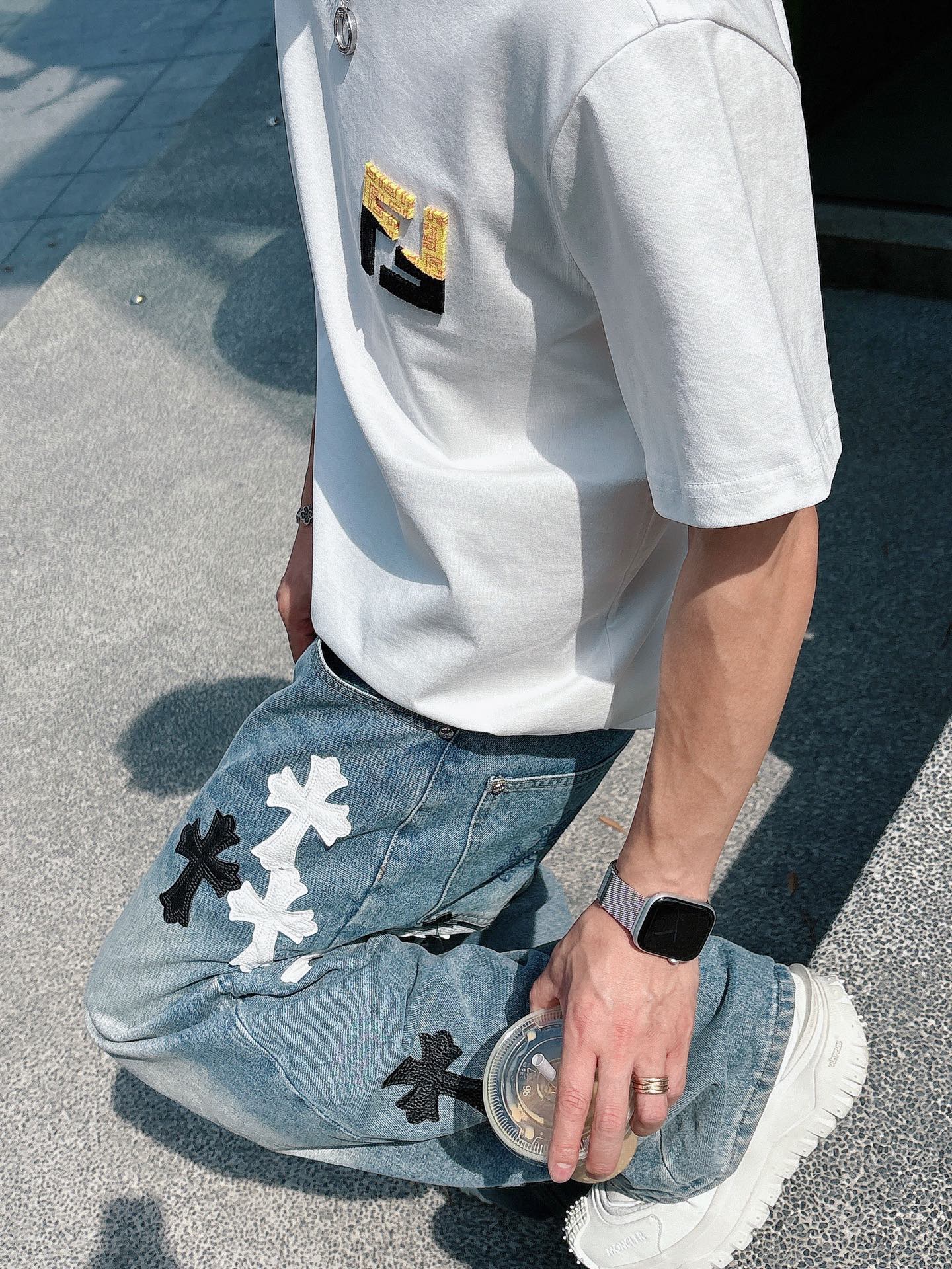 Fendi Male Basic Clothing Black S-m-l-xl