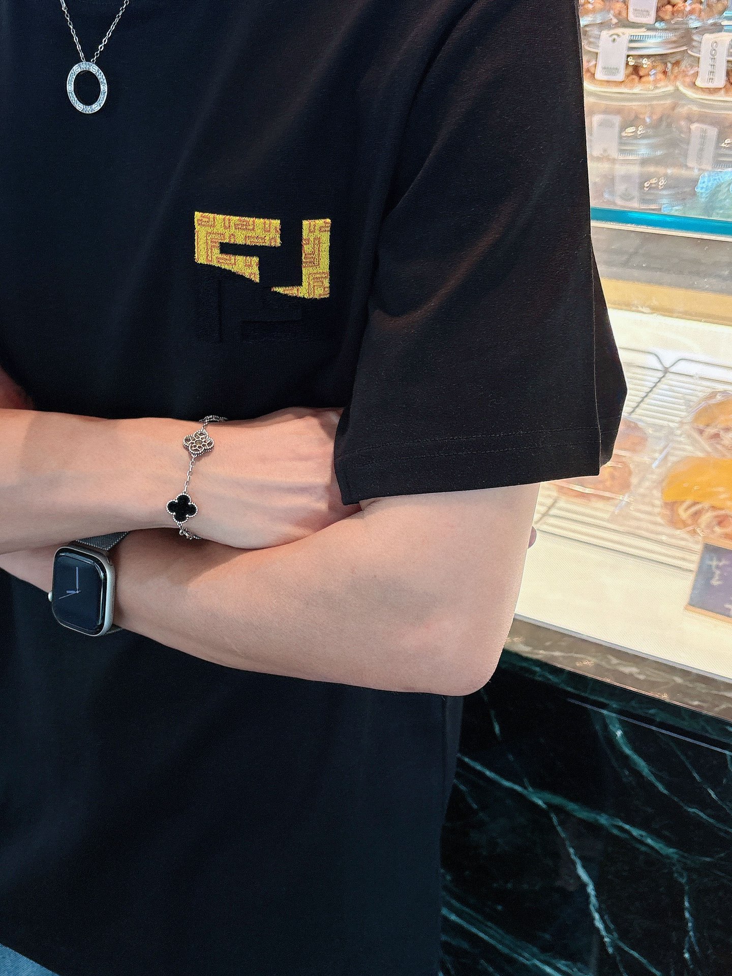 Fendi Male Basic Clothing Black S-m-l-xl