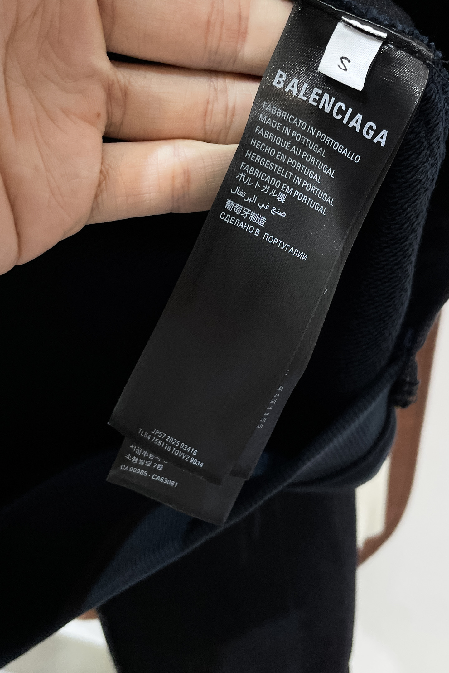 Balenciaga Basic Clothing S-l-xl