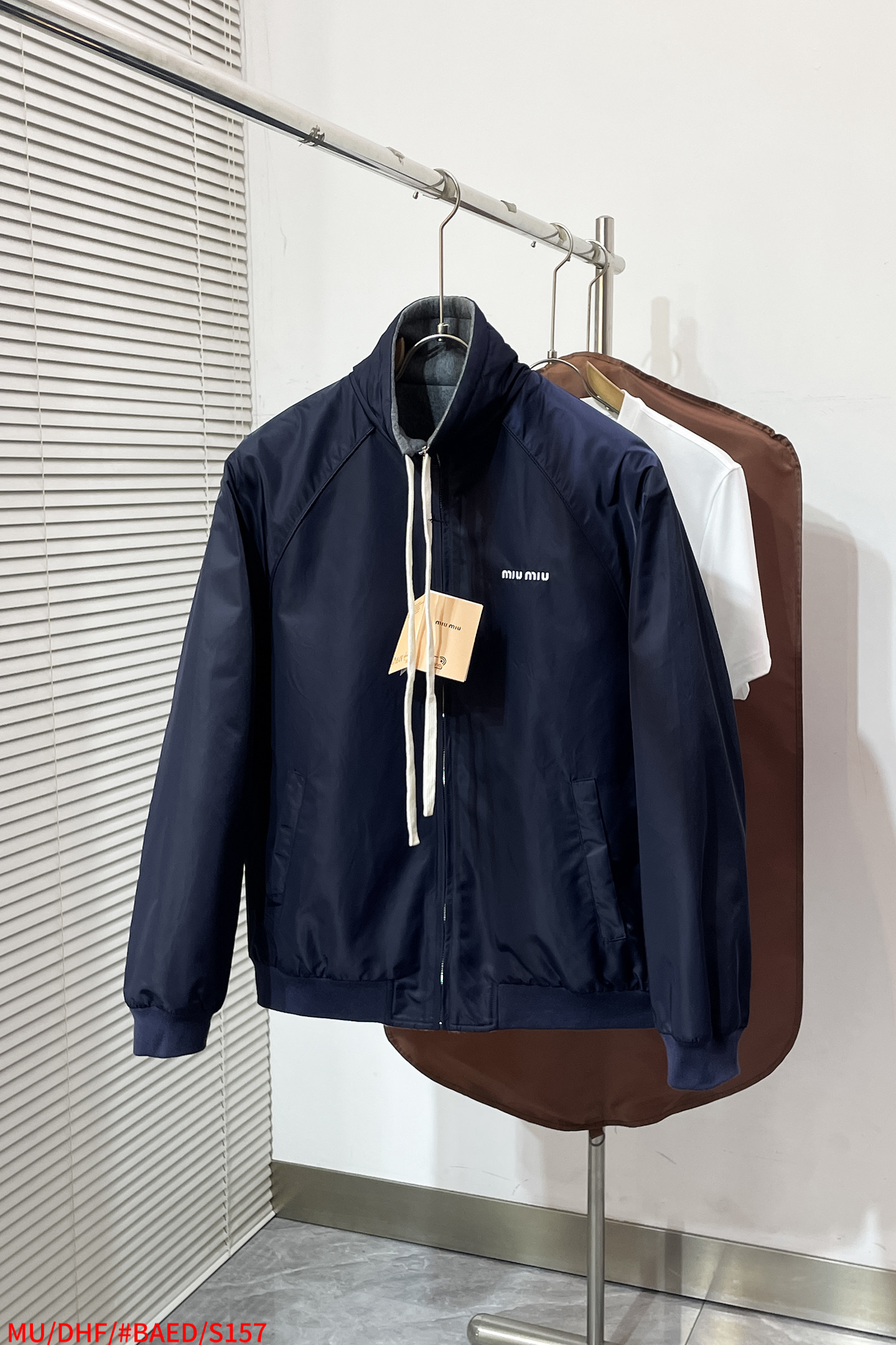 Miu Miu Jacket Cotton Loose Fit S-m