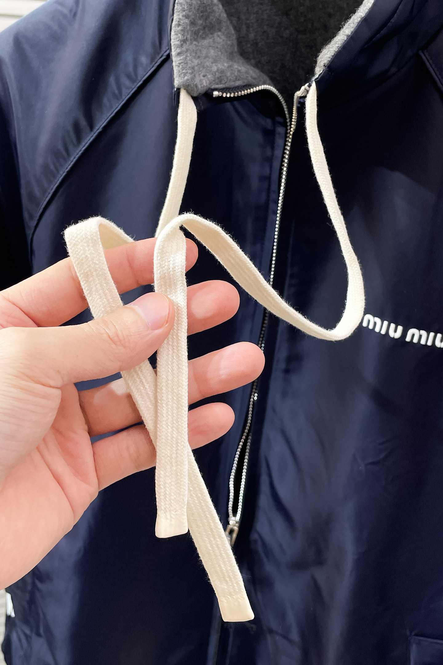 Miu Miu Jacket Cotton Loose Fit S-m