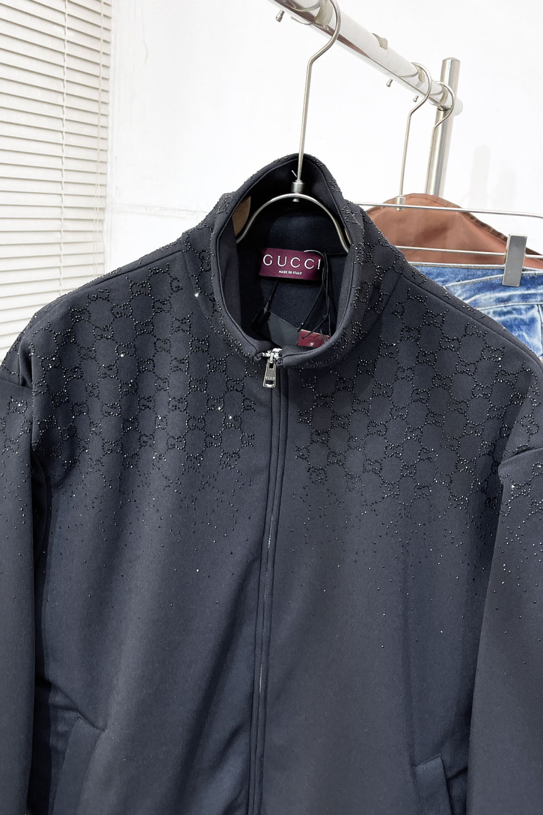 Gucci Couple Basic Clothing Cotton Black S-m-l-xl