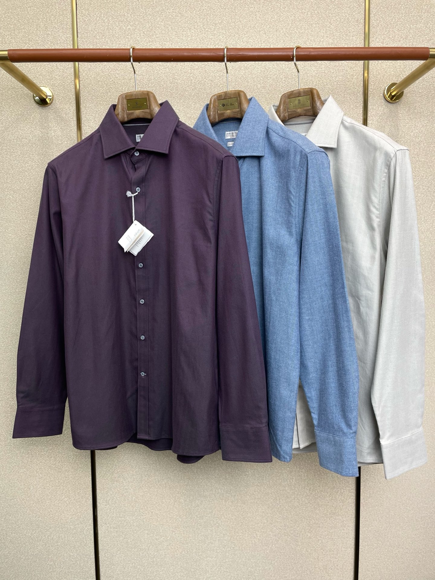 Brunello Cucinelli Male Shirt L