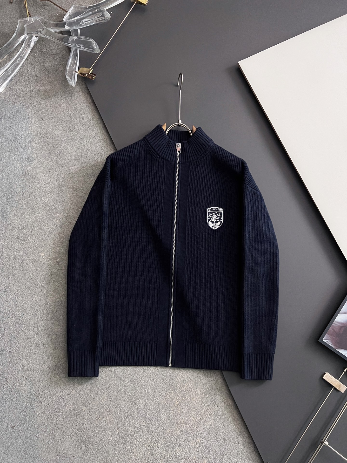 Louis Vuitton Couple Basic Clothing Wool Striped M-xl