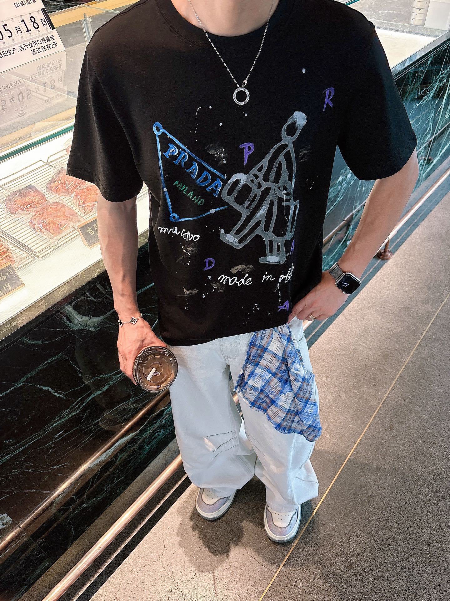 Prada Male Basic Clothing Black S-m-l-xl