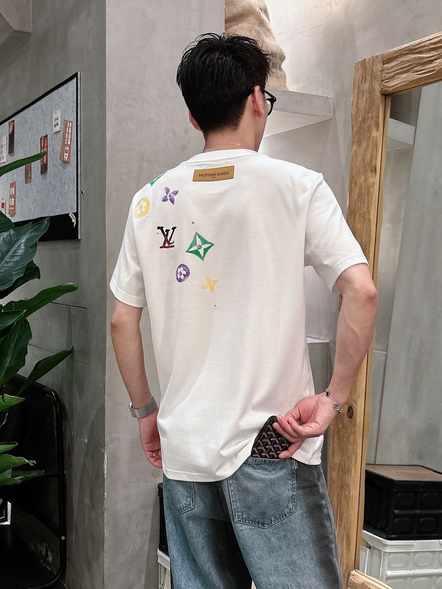 Louis Vuitton Male Basic Clothing Black S-m-l-xl