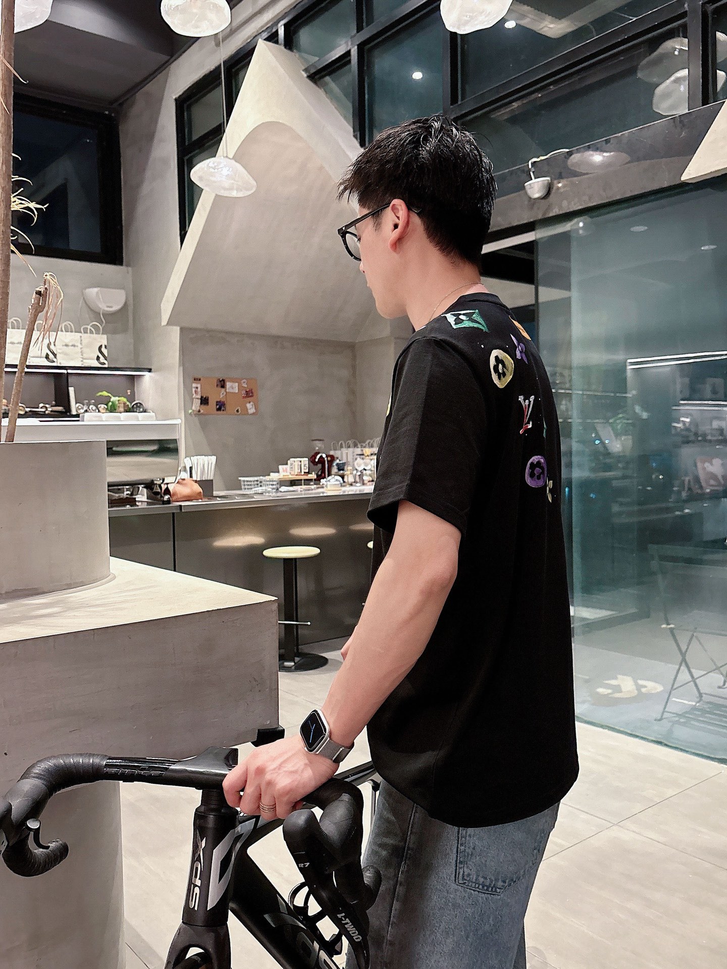 Louis Vuitton Male Basic Clothing Black S-m-l-xl