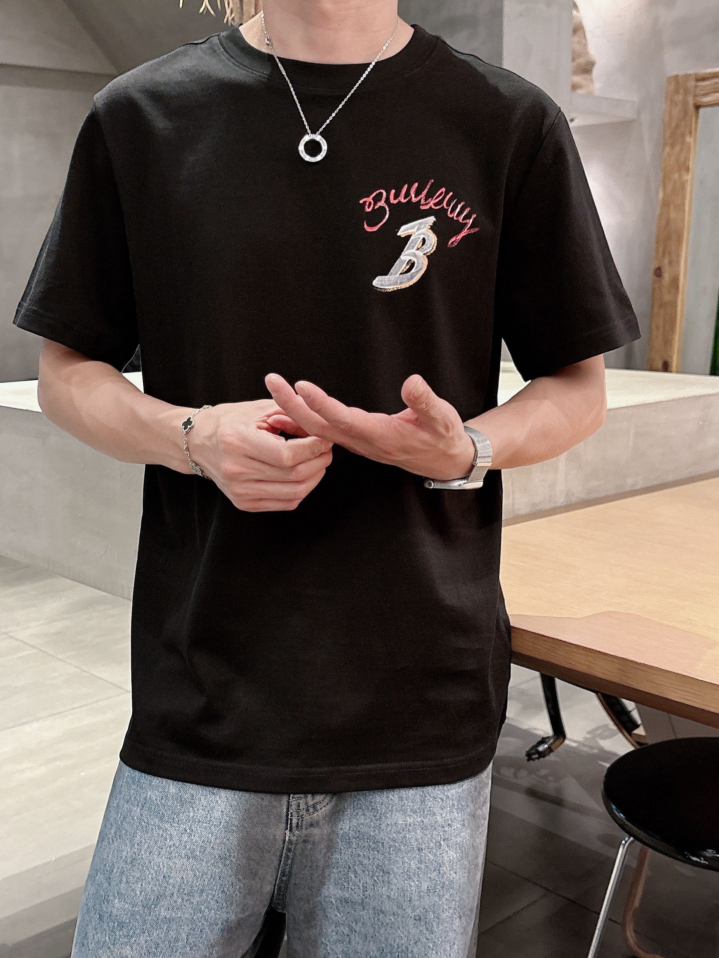 Burberry Male Basic Clothing Black S-m-l-xl