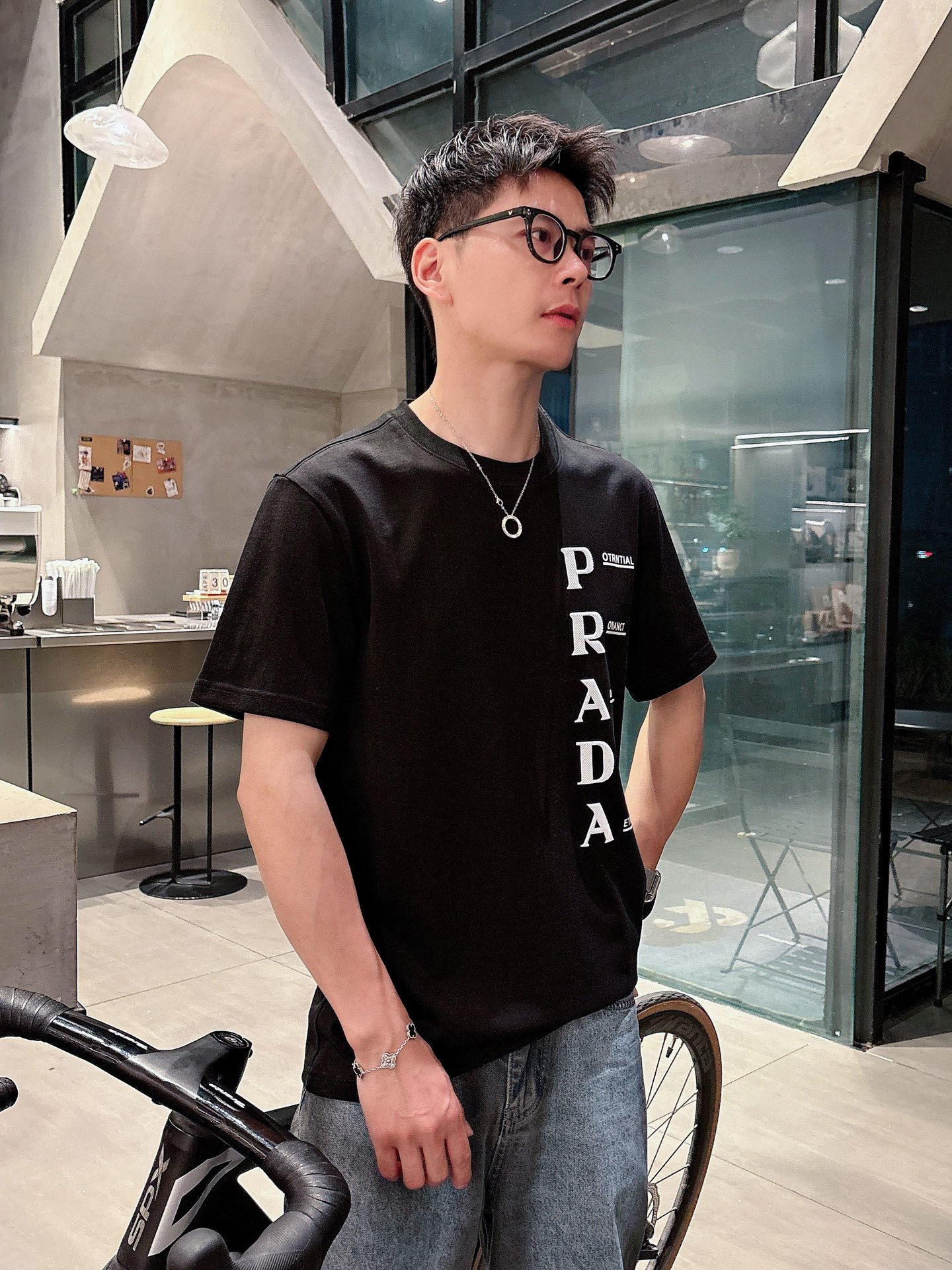 Prada Male Basic Clothing Black S-m-l-xl