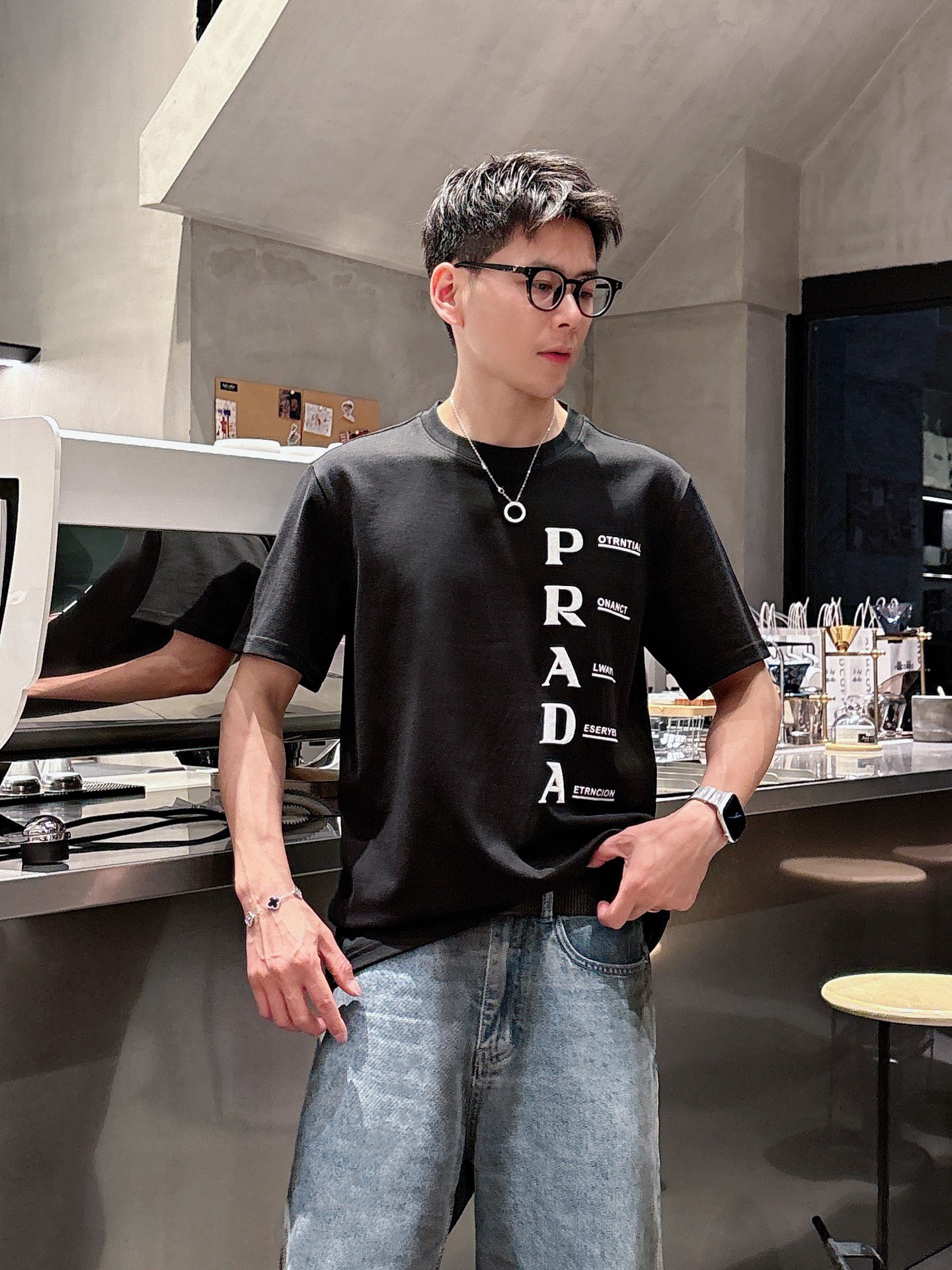 Prada Male Basic Clothing Black S-m-l-xl
